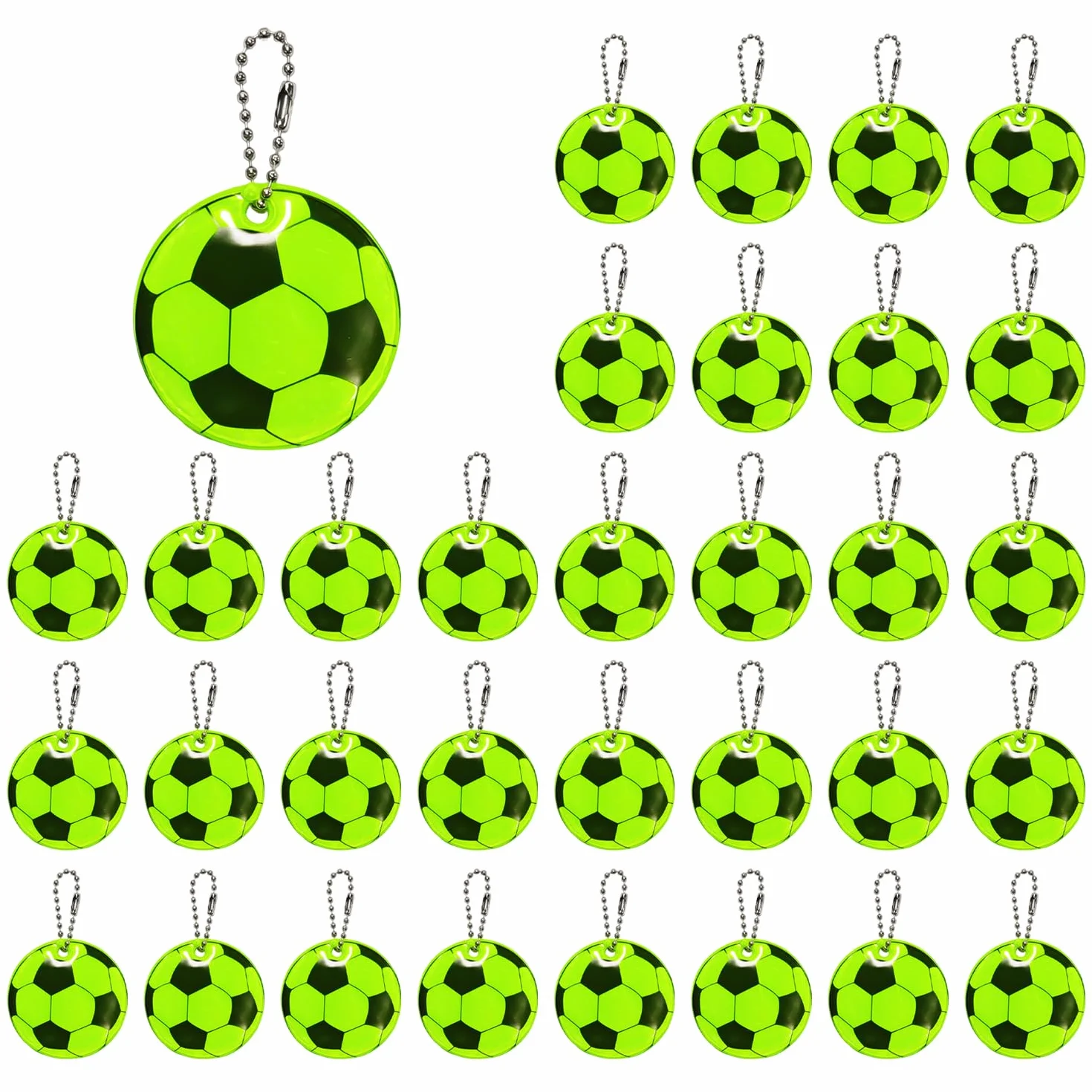 32 Coles De Fútbol Seguidores De Reflexión Creativa Regalos De Fiesta Envases De Espalda Accesorios