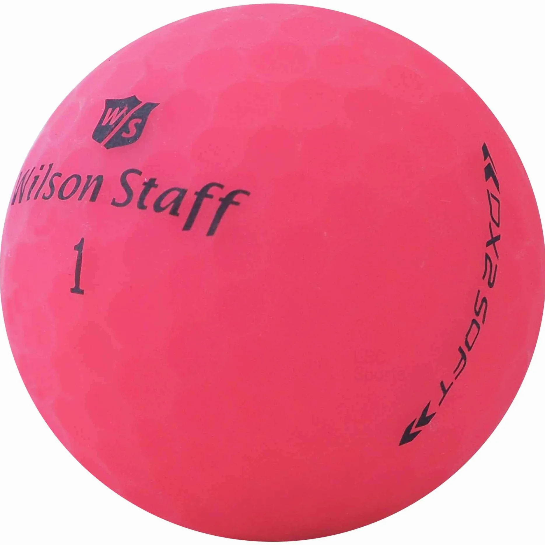 Wilson Staff Dx2 Duo Soft Optix Pelotas de Golf Rosa Mate Usadas