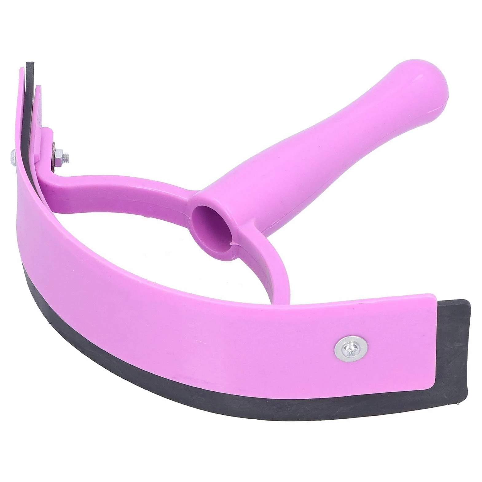 Cyrank Raspador De Goma para Caballos, Agarre Suave, Plástico, Goma, Rascador De Sudor para Caballos, Suministros De Baño para Caballos