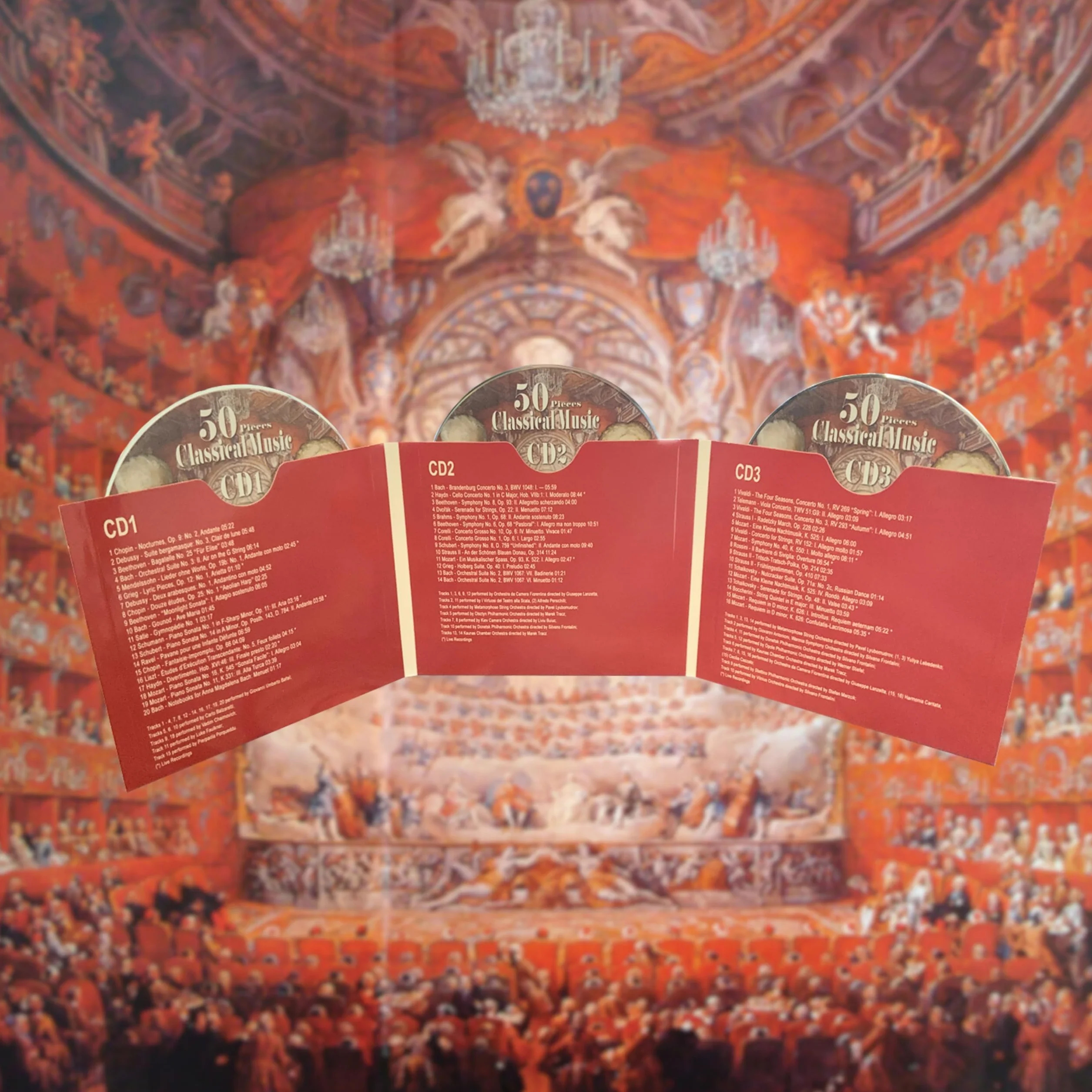 Música Clásica Beethoven Vivaldi Mozart Nocturnos Sonata para piano Sinfonía El barbero de Sevilla Las cuatro estaciones 50 Piezas