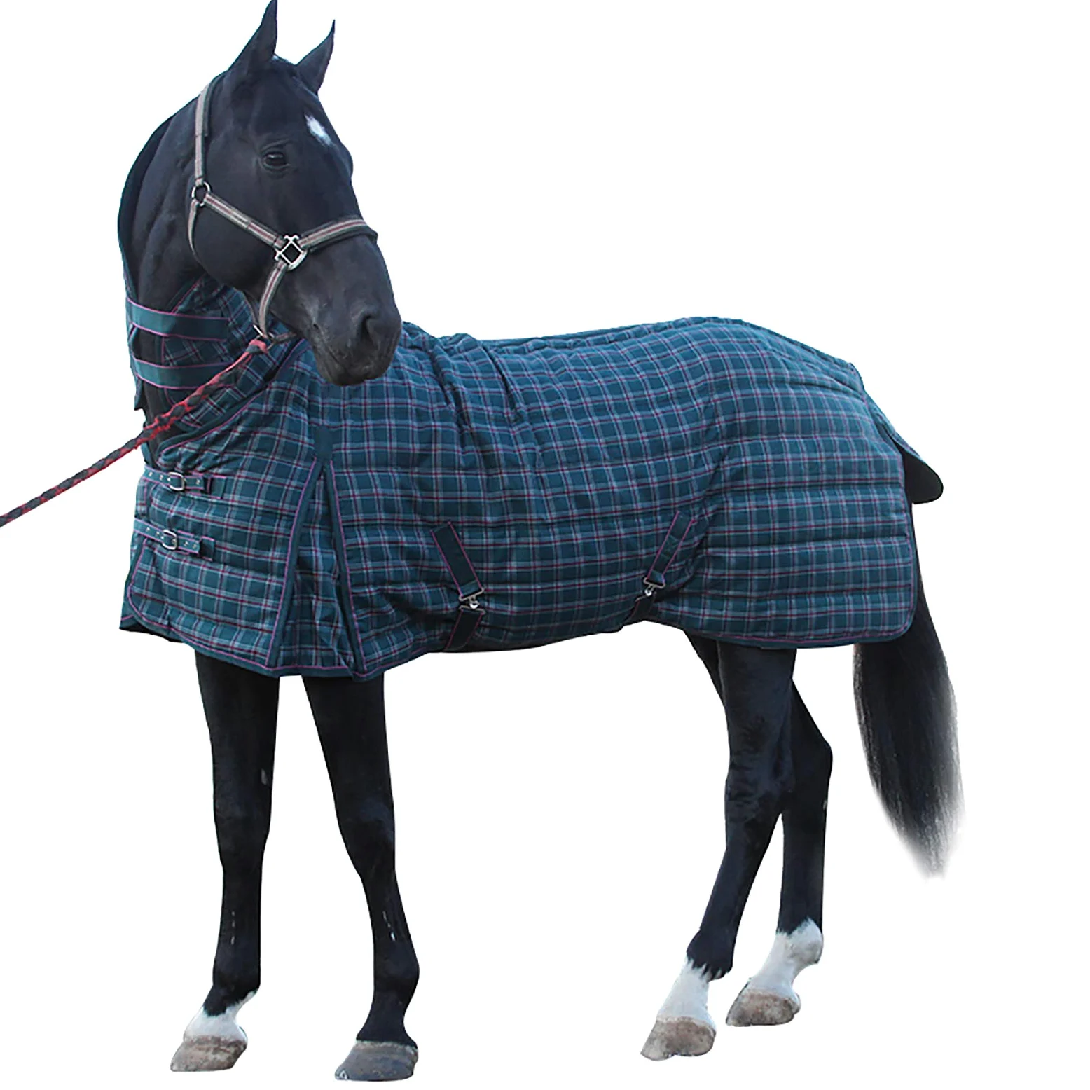 Manta De Caballo Manta Protectora para Caballos Incluye Funda para el Cuello(Size:145cm)