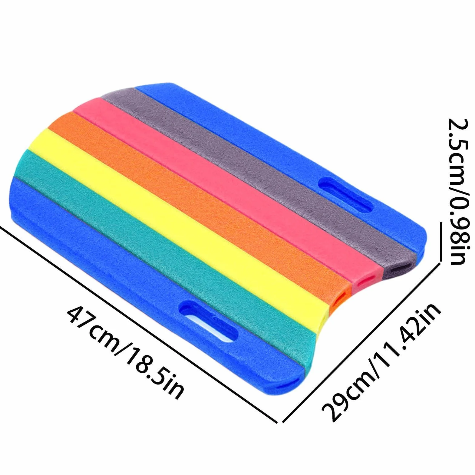 Swim Kick Board Training Aid, High Buoyancy Foam Swimming Practice Board, Portable Water Float Support, 18.5x11.42x0.98in