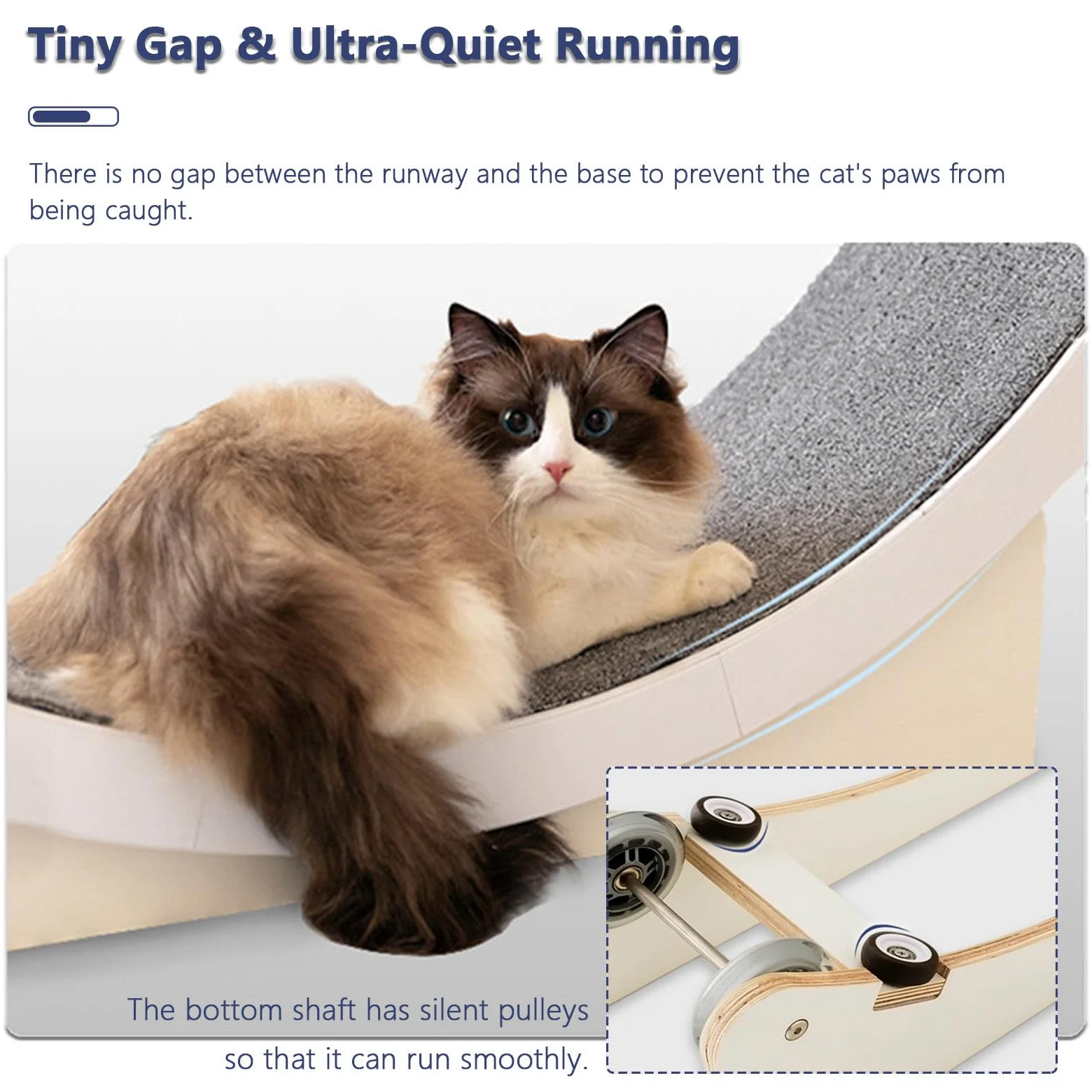 Rueda de Ejercicio para gatos Ruedas para gatos de Interior, Rueda para Correr para gatos con Pista alfombrada y Rueda silenciosa, Ruedas para hámster para gatos para Perder Peso y Salud