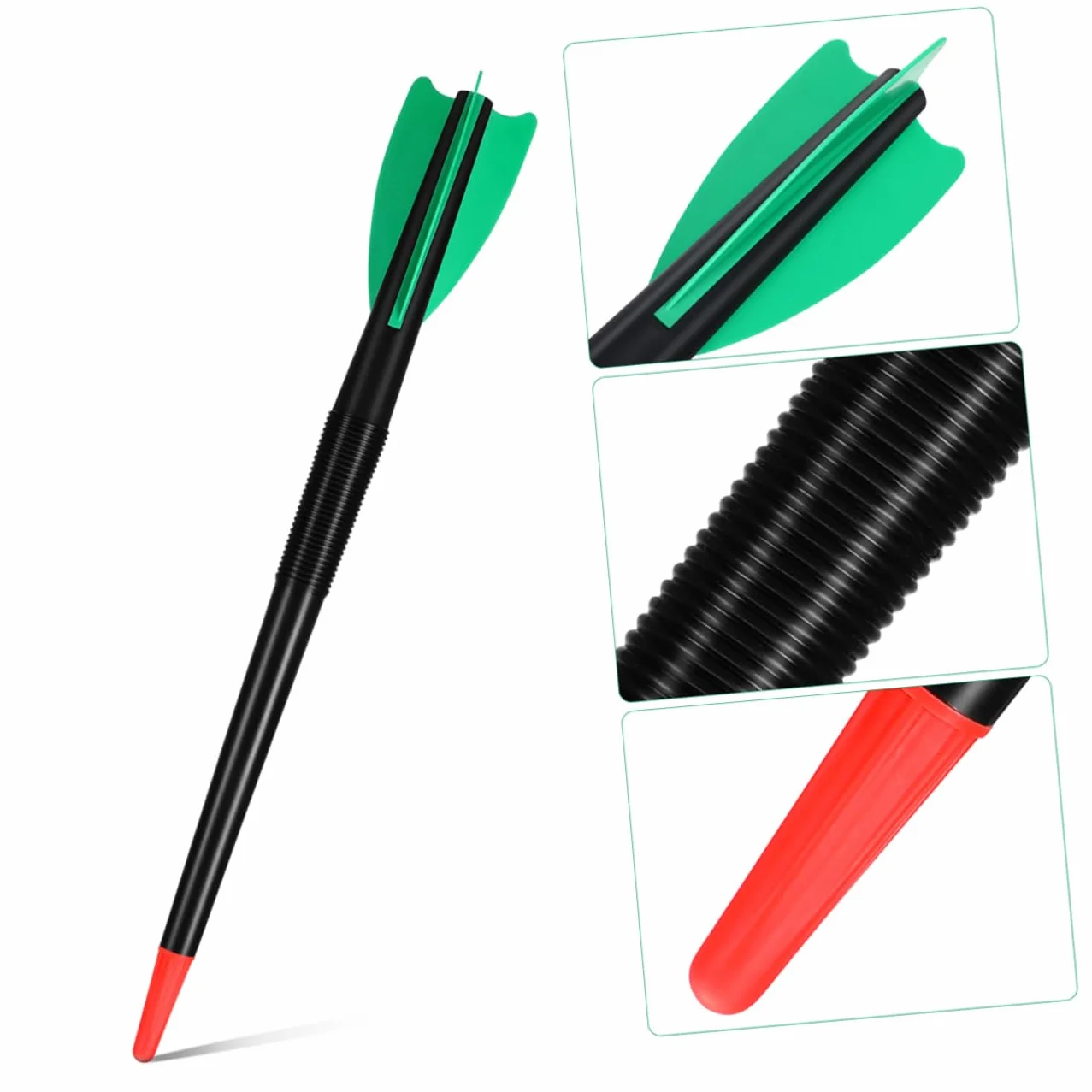 Toyvian 2 Piezas Jabalinas ABS para Entrenamiento y Práctica Adultos