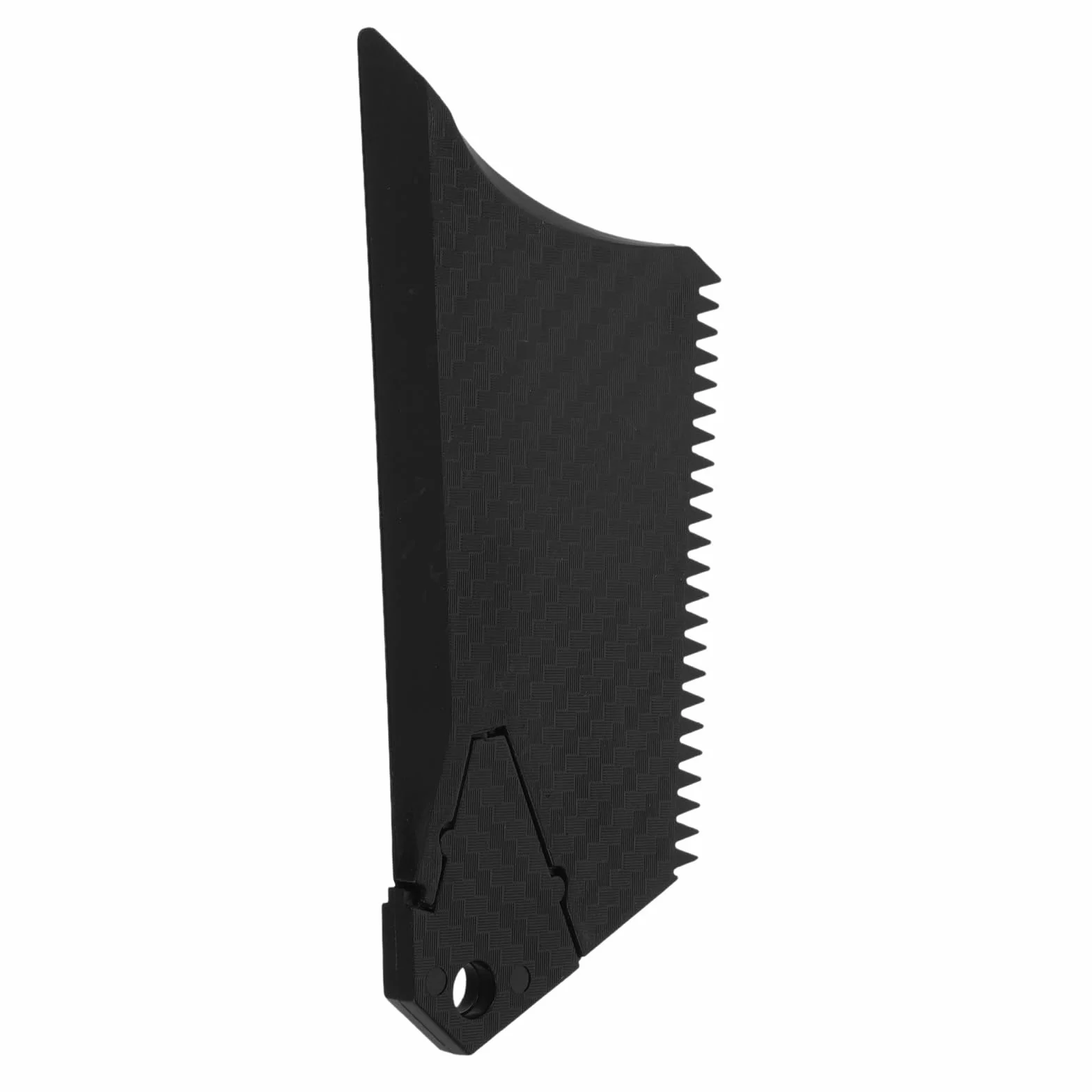 Peine Trapezoidal para Cera de Tabla de Surf con Textura de Carbono, ABS Resistente