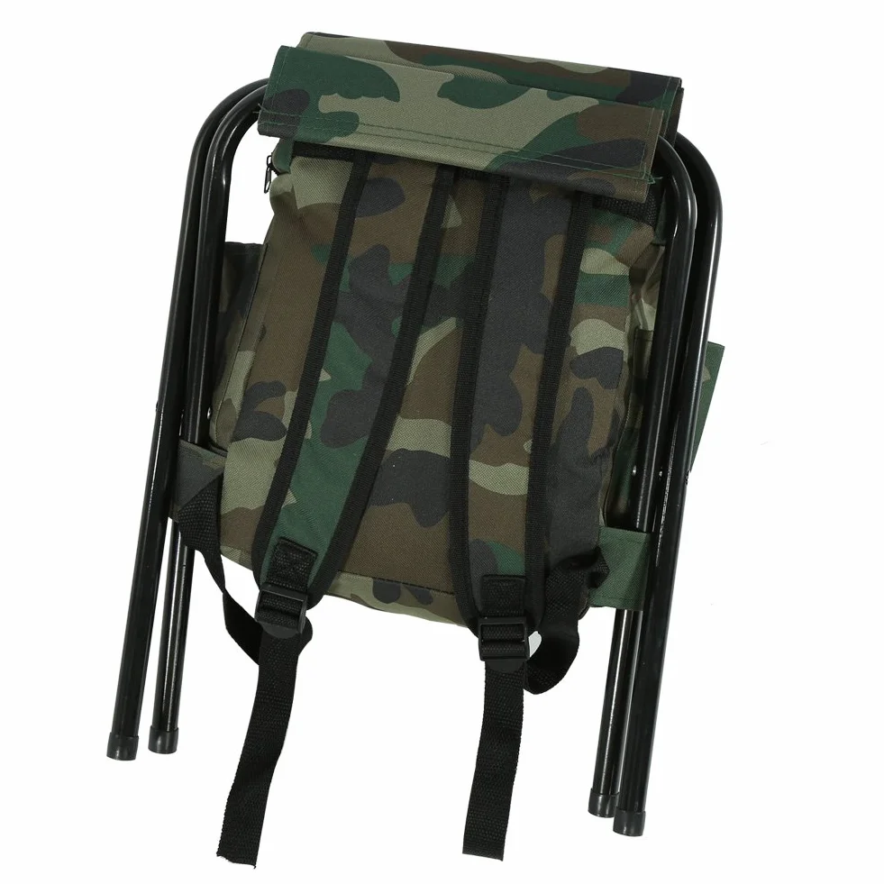 Silla de pesca portátil mochila taburete plegable bolsa camping viaje playa barbacoa