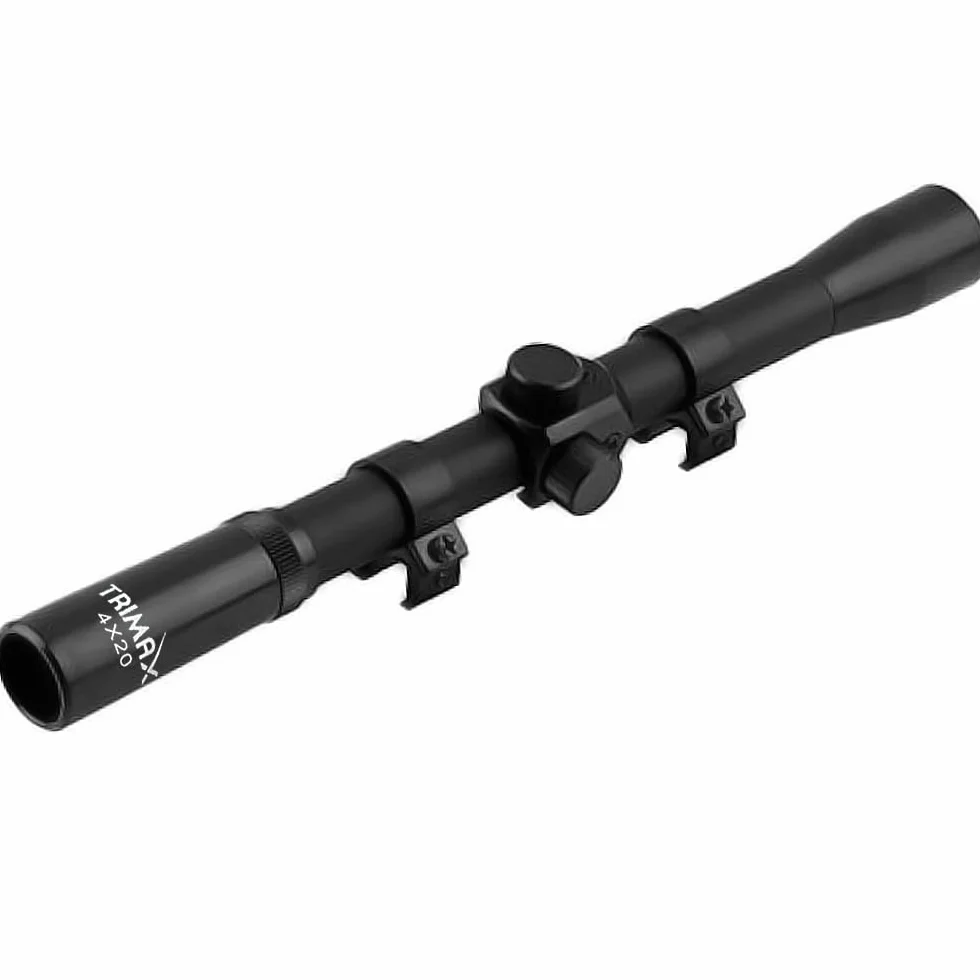 Mira telescópica TRIMAX 4X20 para rifles y escopetas de aire comprimido con montura 11mm