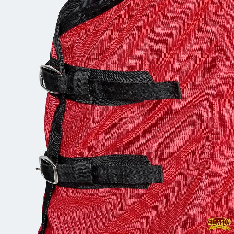 HILASON Sábana para moscas para caballos, malla de verano, protección UV contra moscas y mosquitos
