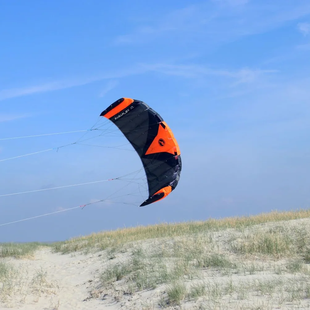 Wolkenstürmer Paraflex Quad 1.7 Alfombra de dirección de acción 4 líneas Cometa Asas con Barra