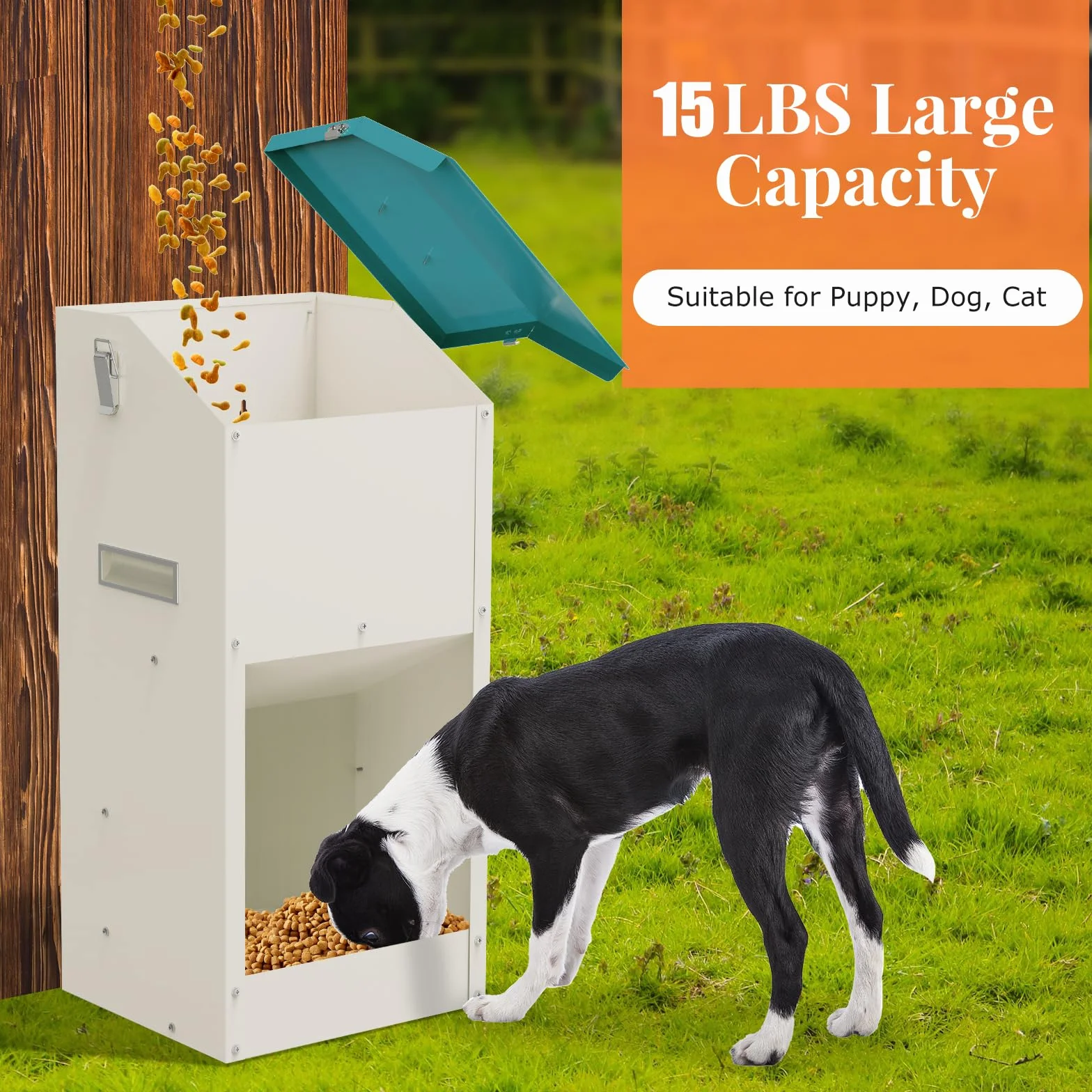 Dispensador AutomáTico De Comida para Perros 6kg Dispensador AutomáTico De Comida para Gatos, Adecuado para Cachorros, Gatos Y Cachorros