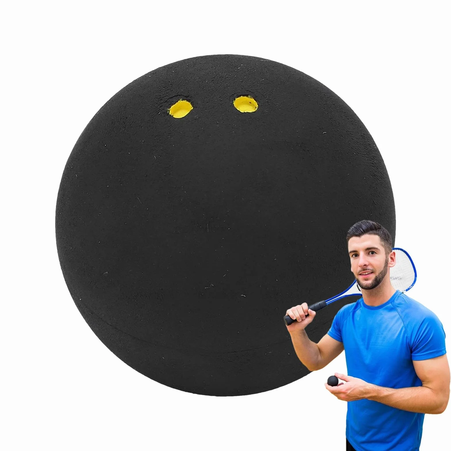 Pelotas de Squash de Competición 38mm para Jugadores de Club y Entrenamiento