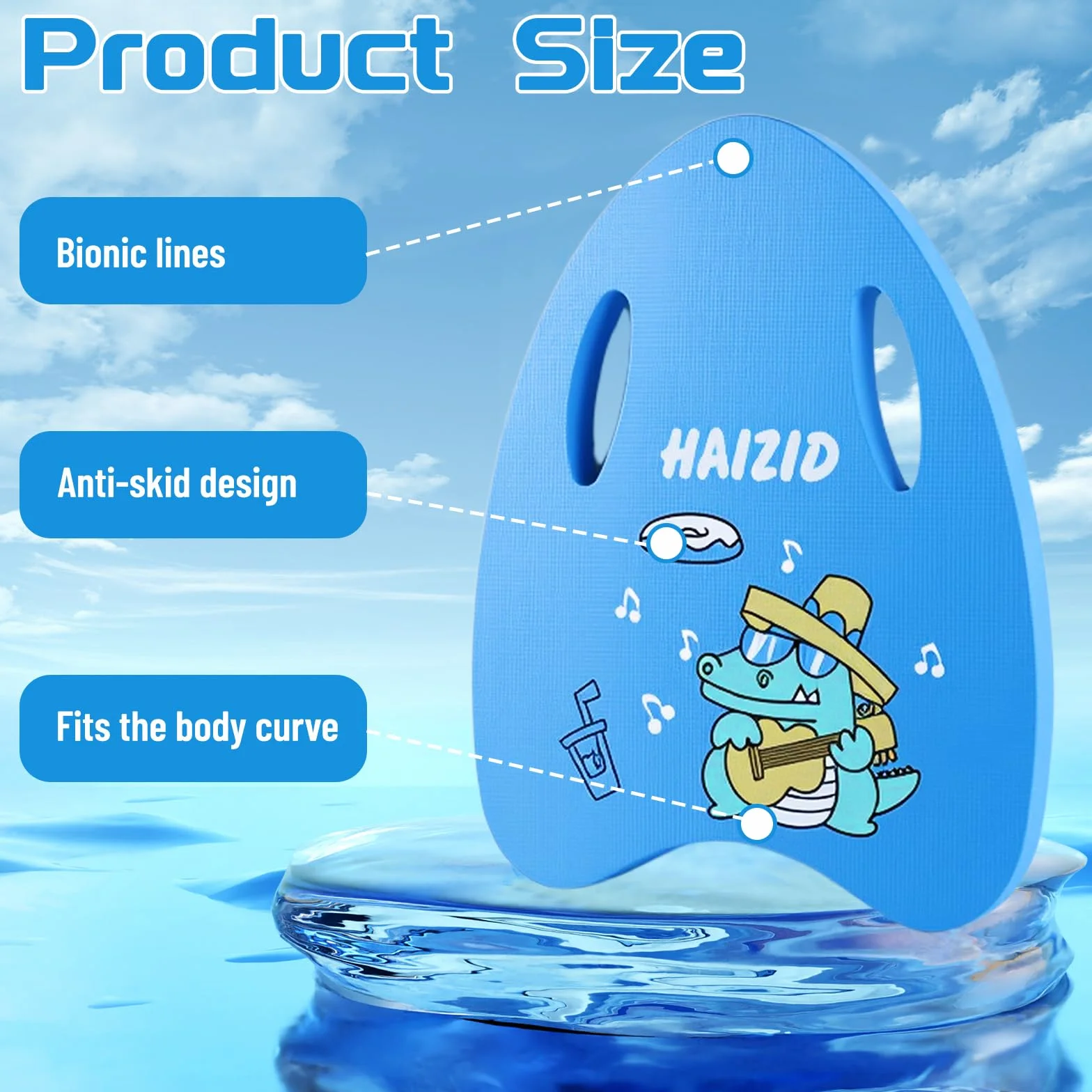 CIYIN Tabla de Natación para Niños EVA Kickboard Flotabilidad Equipo de Piscina