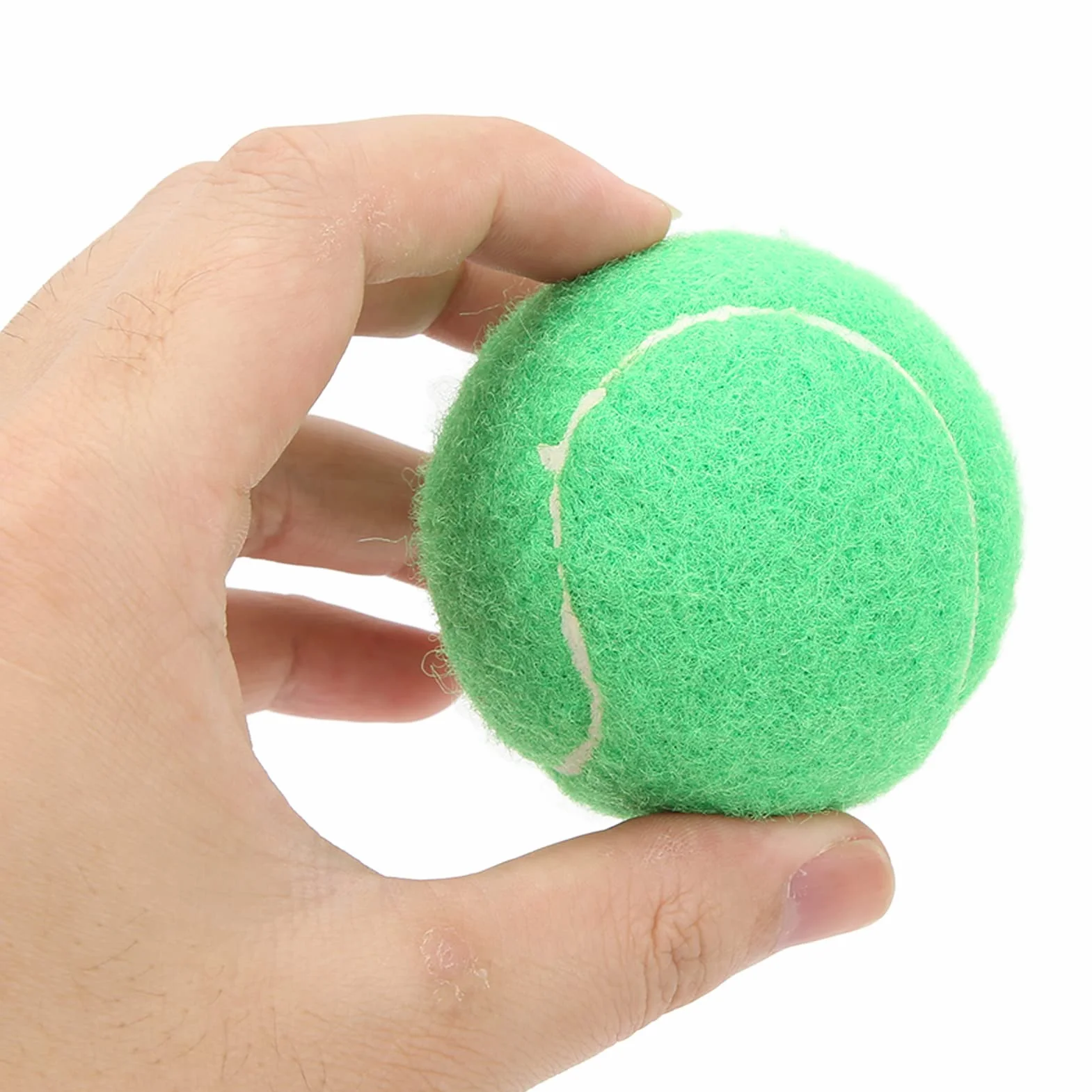 Pelotas de Tenis 6 Piezas, Multicolor, Baja Compresión, Entrenamiento para Principiantes Jóvenes Niños, para Perros