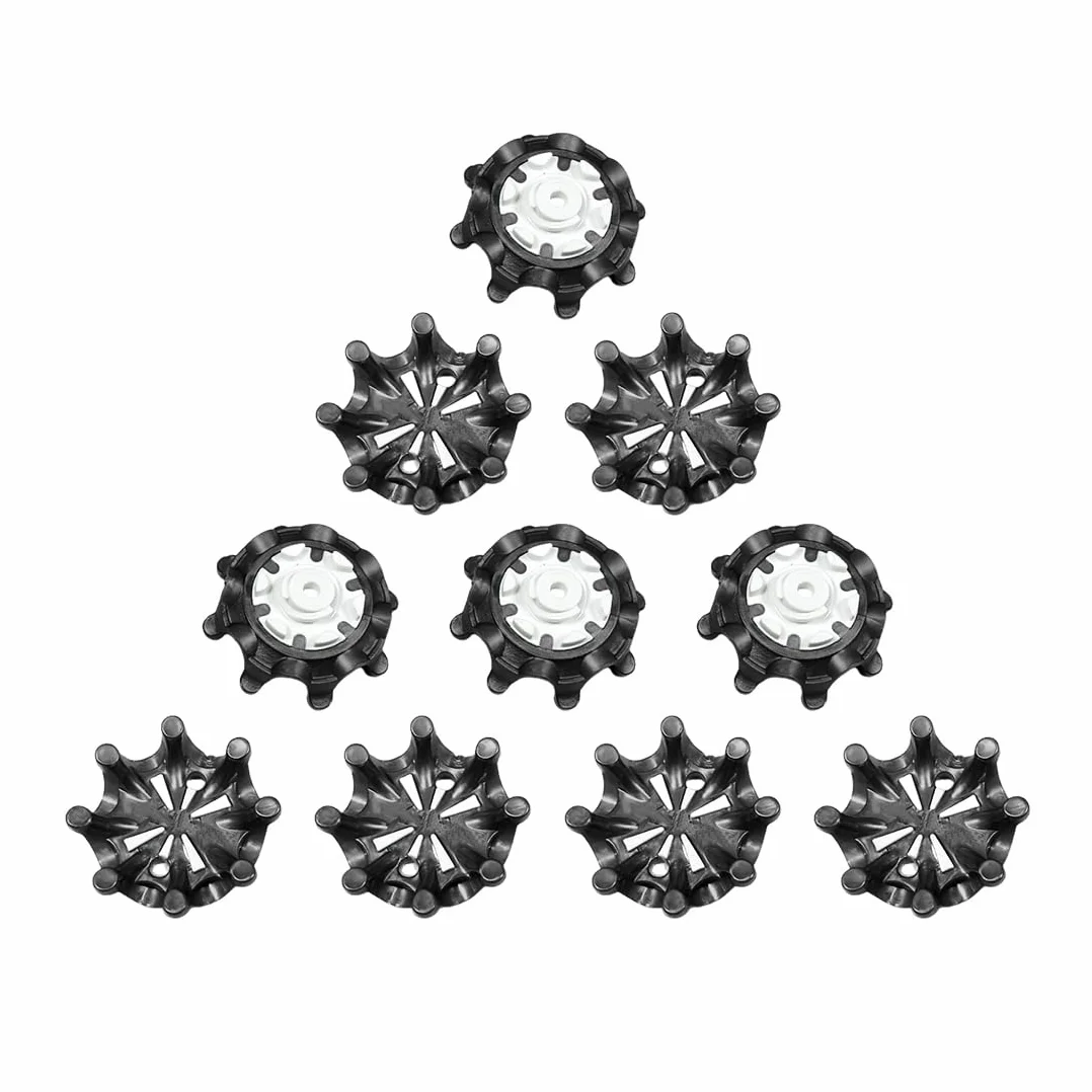 Clavos de golf para zapatos con llave de instalación, 10 piezas