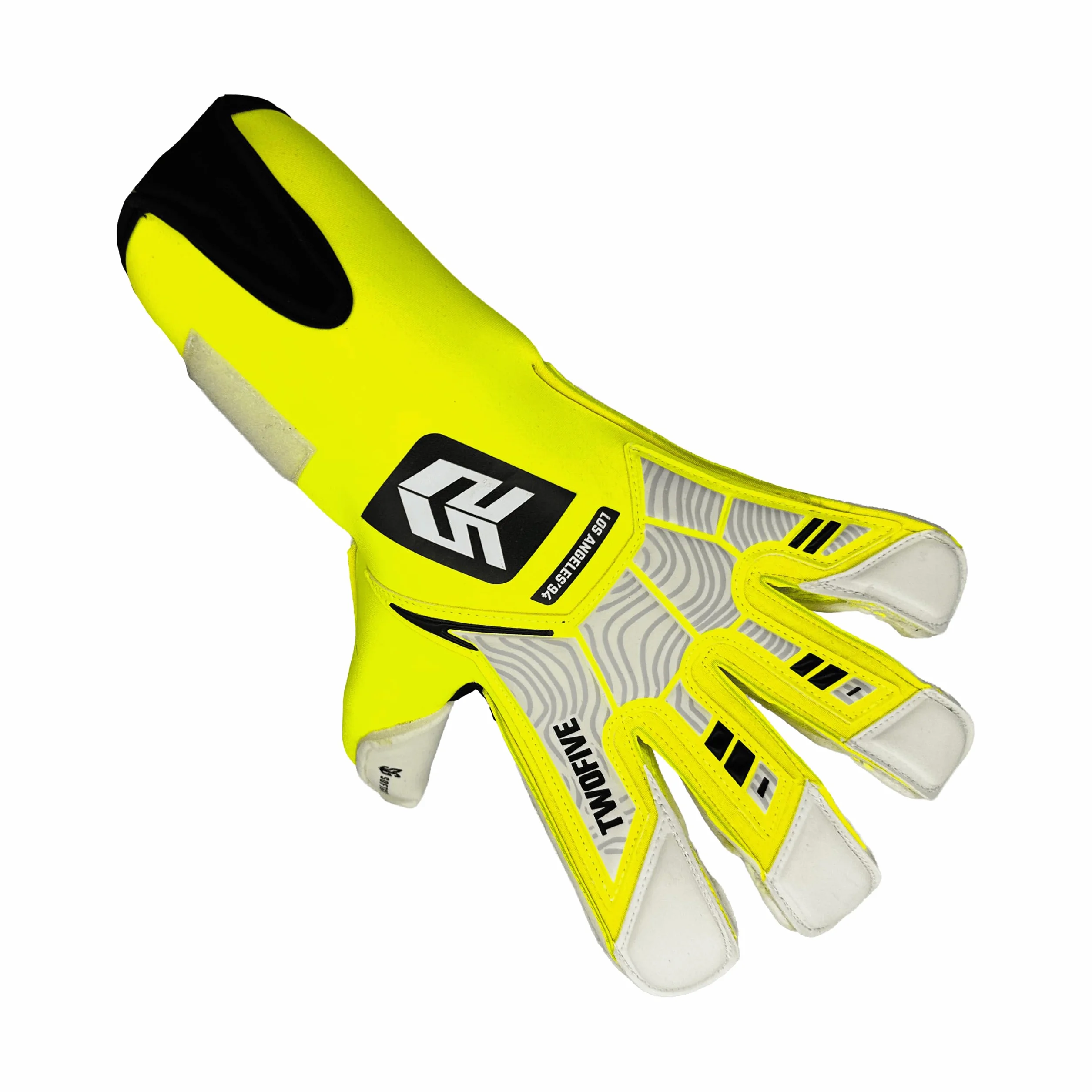 TWOFIVE Advance Guantes de Portero para Niños y Jóvenes Talla 4-11 Amarillo Naranja