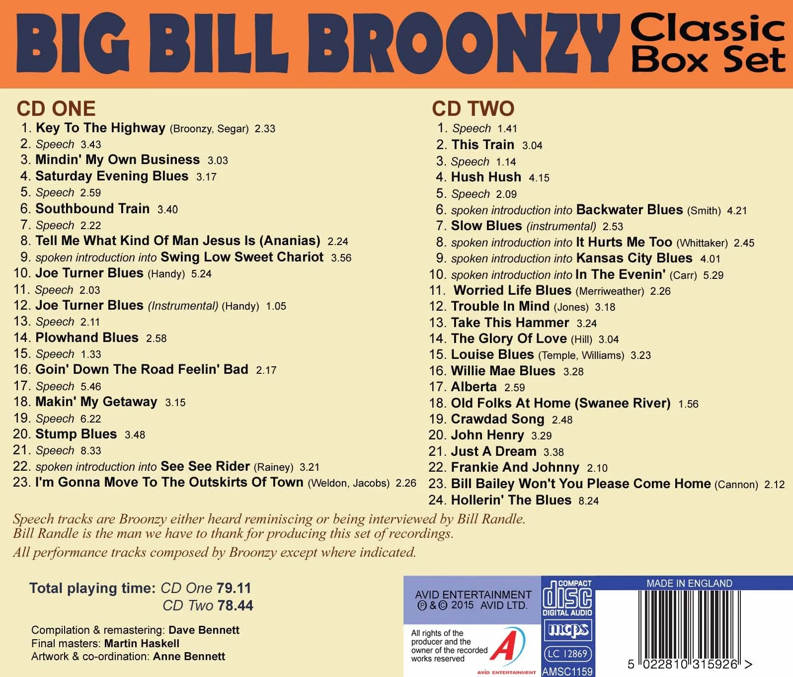 Classic (The Bill Broonzy Story)