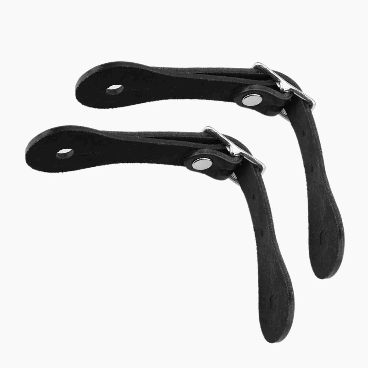 Correas ecuestres de cuero auténtico hechas a mano, 1 par de accesorios de equitación