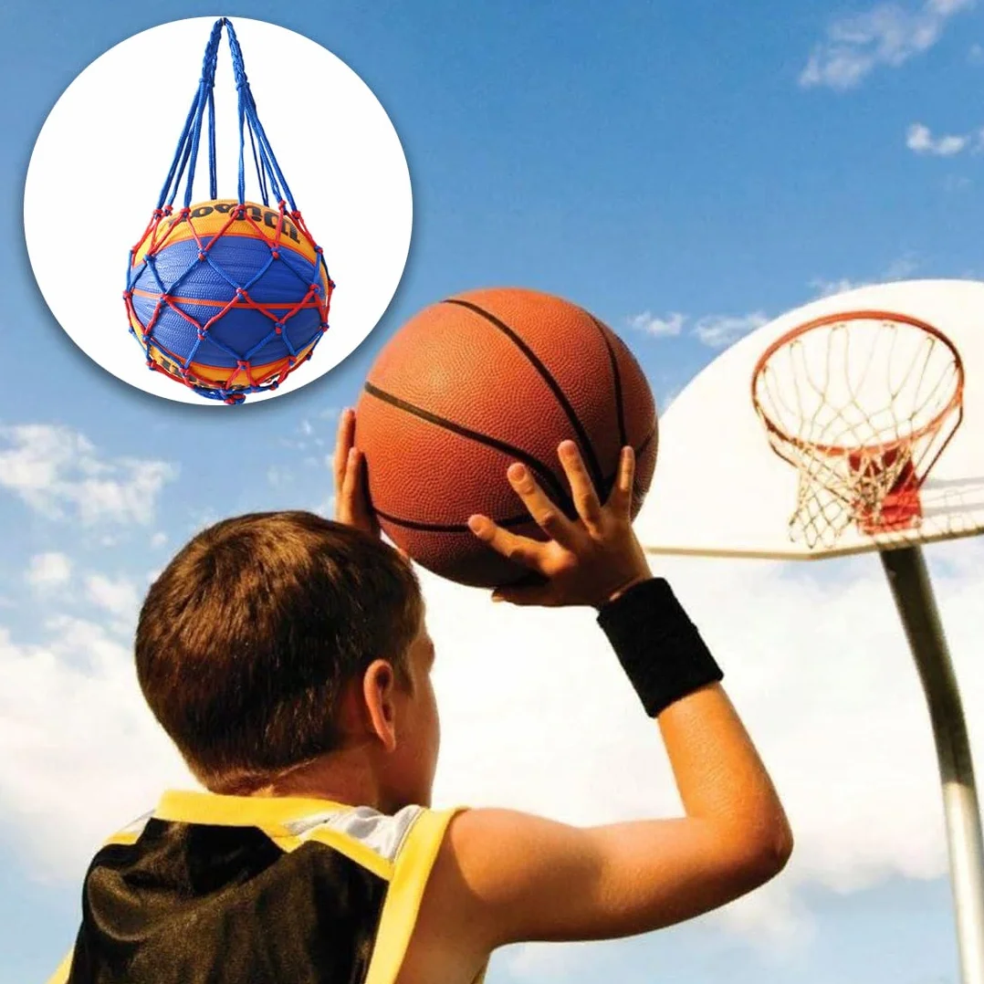SULIUDAJI 2 Piezas Red de fútbol para Cometa Pelotas Deportivas de Baloncesto Voleibol de Playa Zapatillas de Deporte, Red portátil