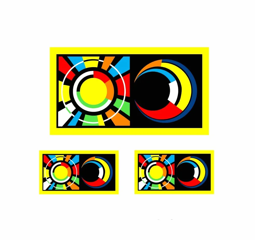 Rossi Pegatina Sol y Luna 2012 Vinilo Sticker