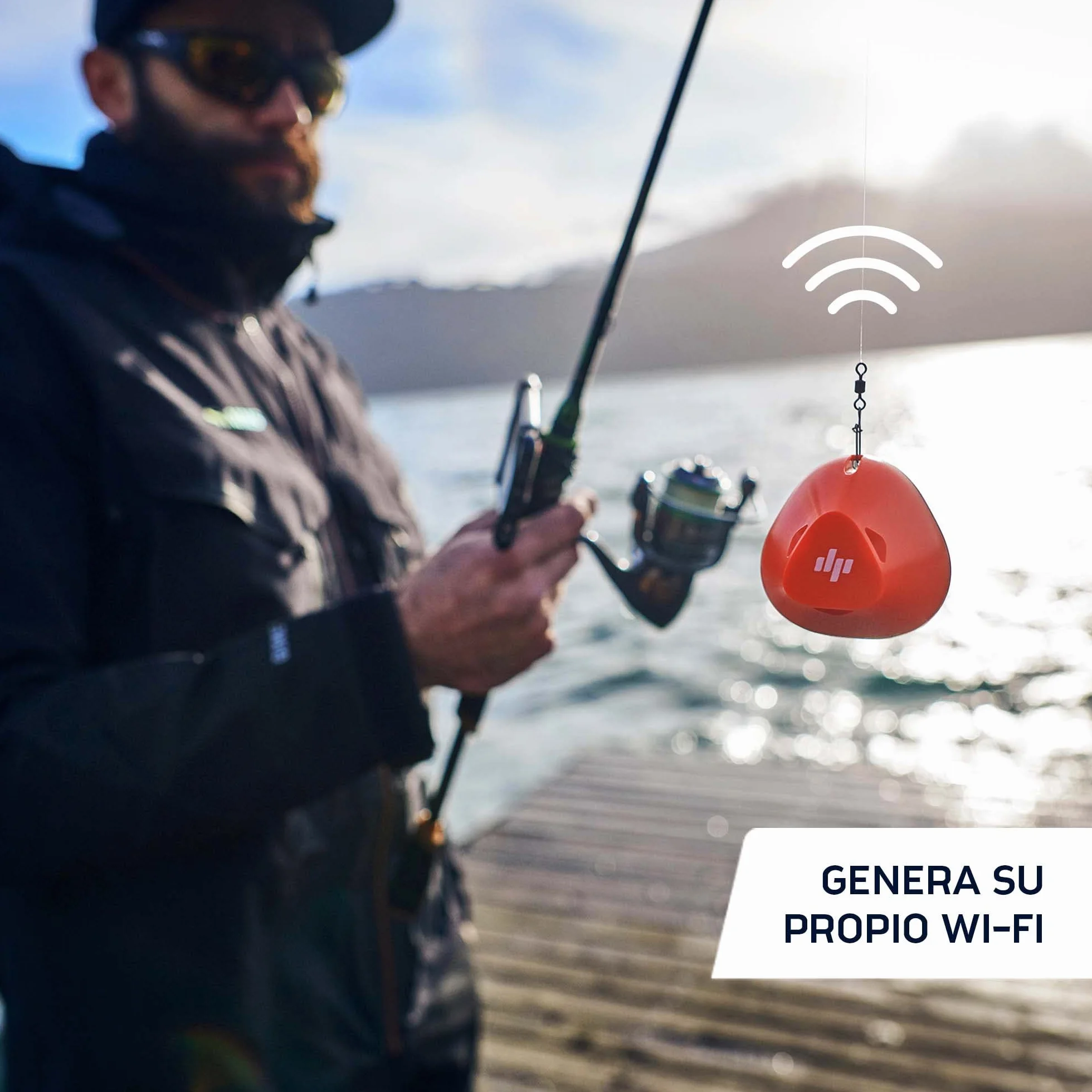 Deeper Start Sonda de Pesca Portátil con WiFi Detector Radar de Peces