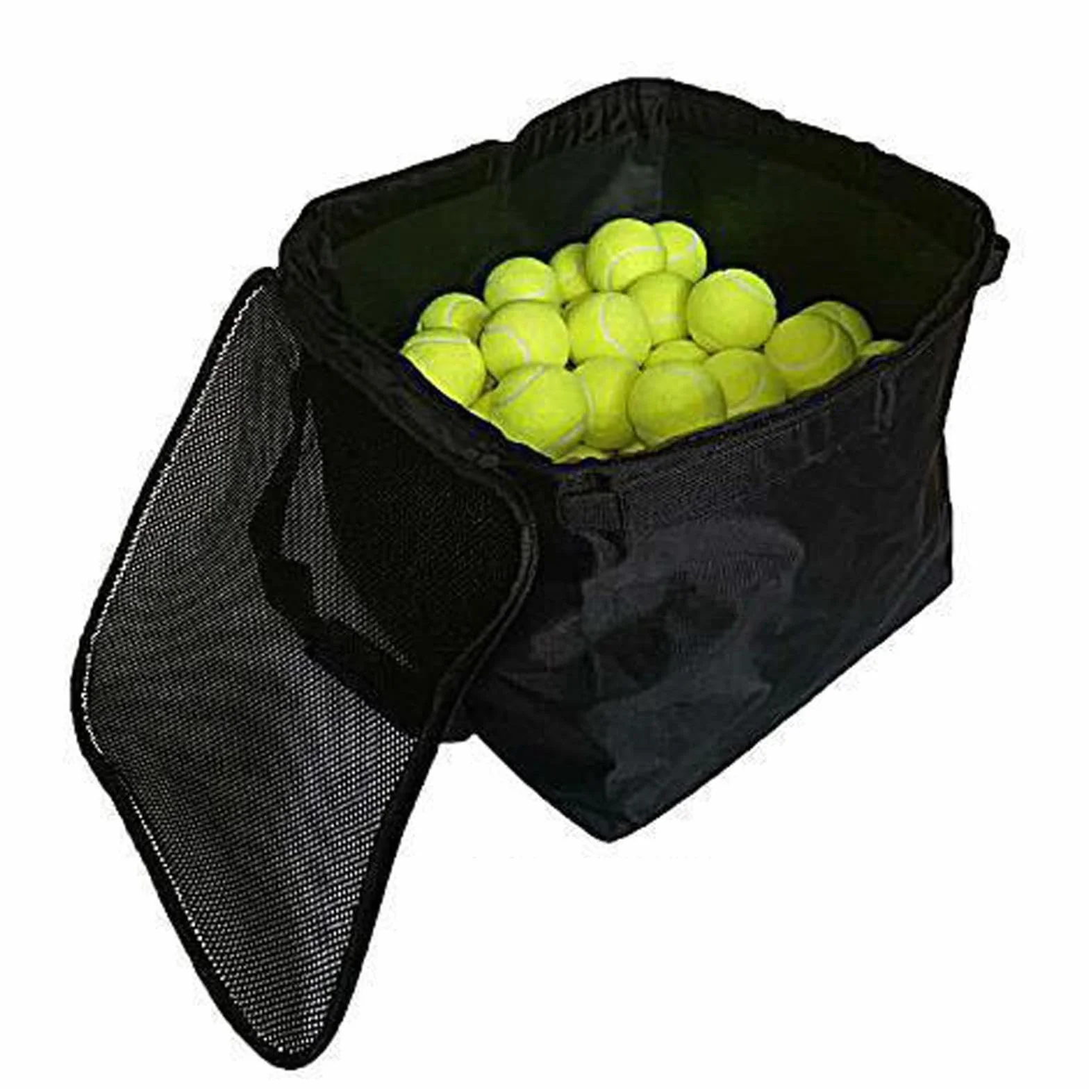 Perfeclan Bolsa para Carrito de Pelotas de Tenis, Compacta con Asa, Cesta de Almacenamiento de Nailon para 150 Pelotas