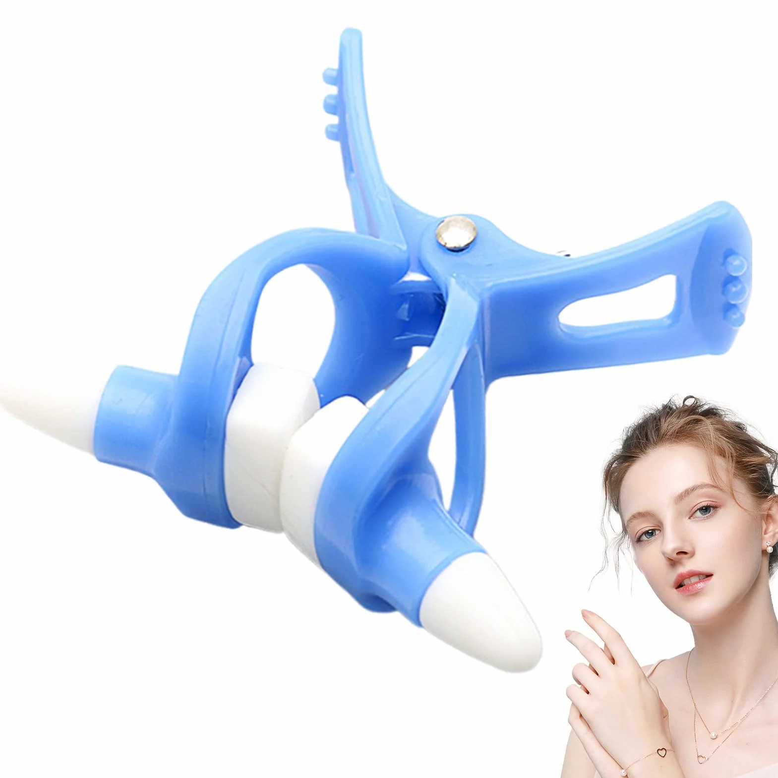 Moldeador de nariz clip levantador nasal ergonómico