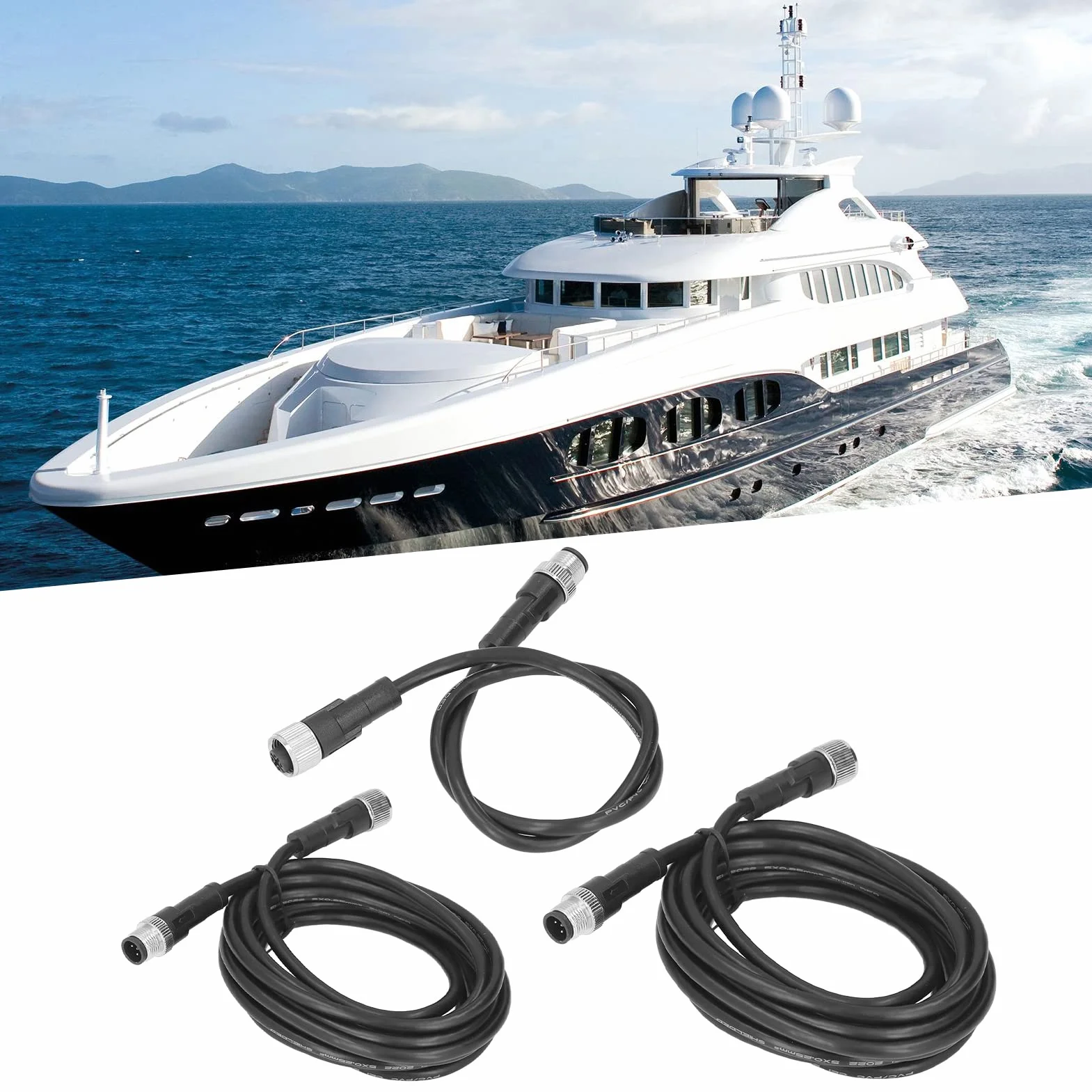 Cable troncal marino NMEA 2000 4M para Garmin Lowrance Simrad Navico