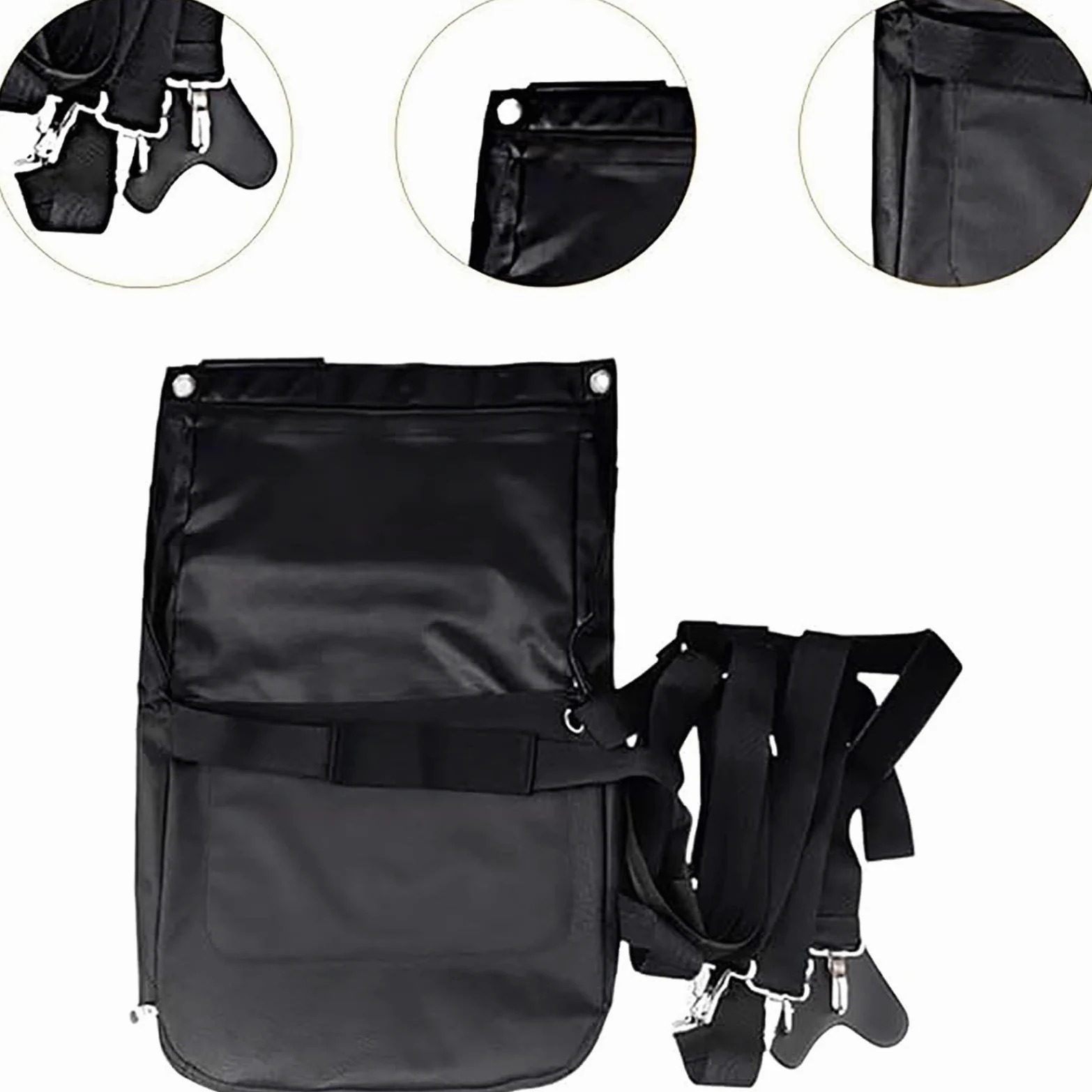 Bolsa recolectora de pañales for caballos y excrementos de caballo for carruajes de calle, bolsas for estiércol de caballo for áreas escénicas de equitación, bolsa recolectora ajustable for almacenami