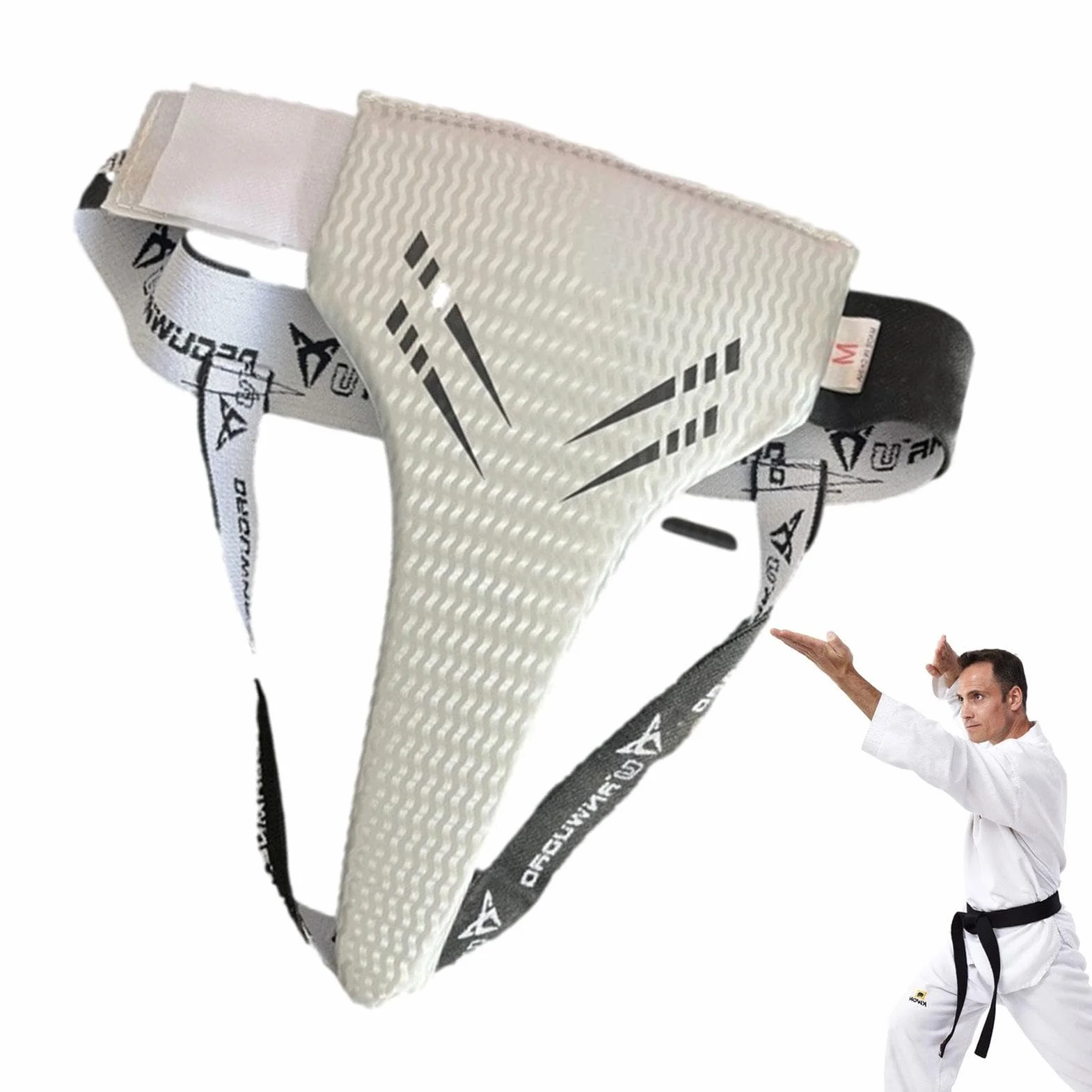 Suspensorio Abdo Protector Inguinal para Boxeo Karate Taekwondo Kickboxing