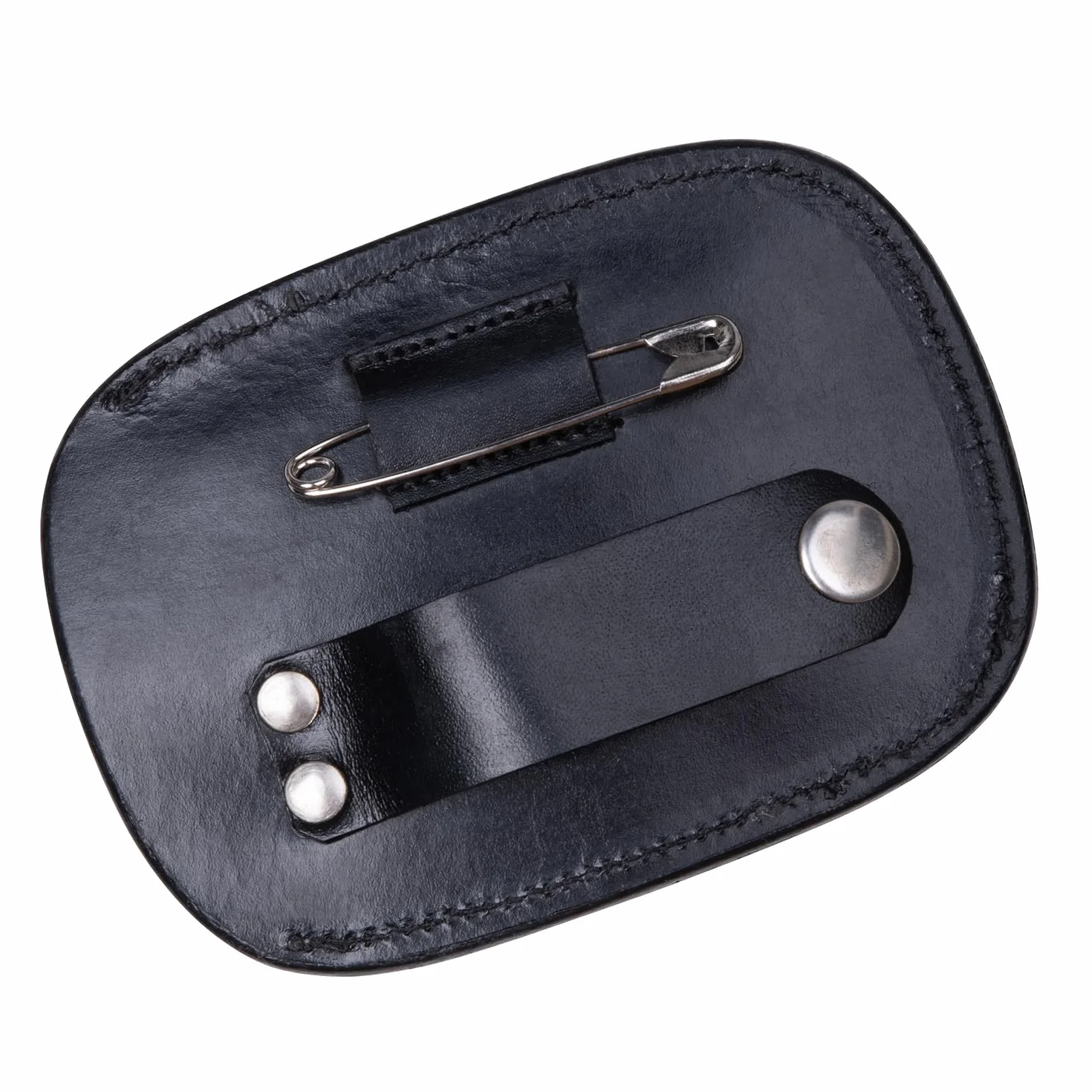 SUNRIDE Soporte para números para Caballos, 3 dígitos, 1 par, Piel auténtica, Negro