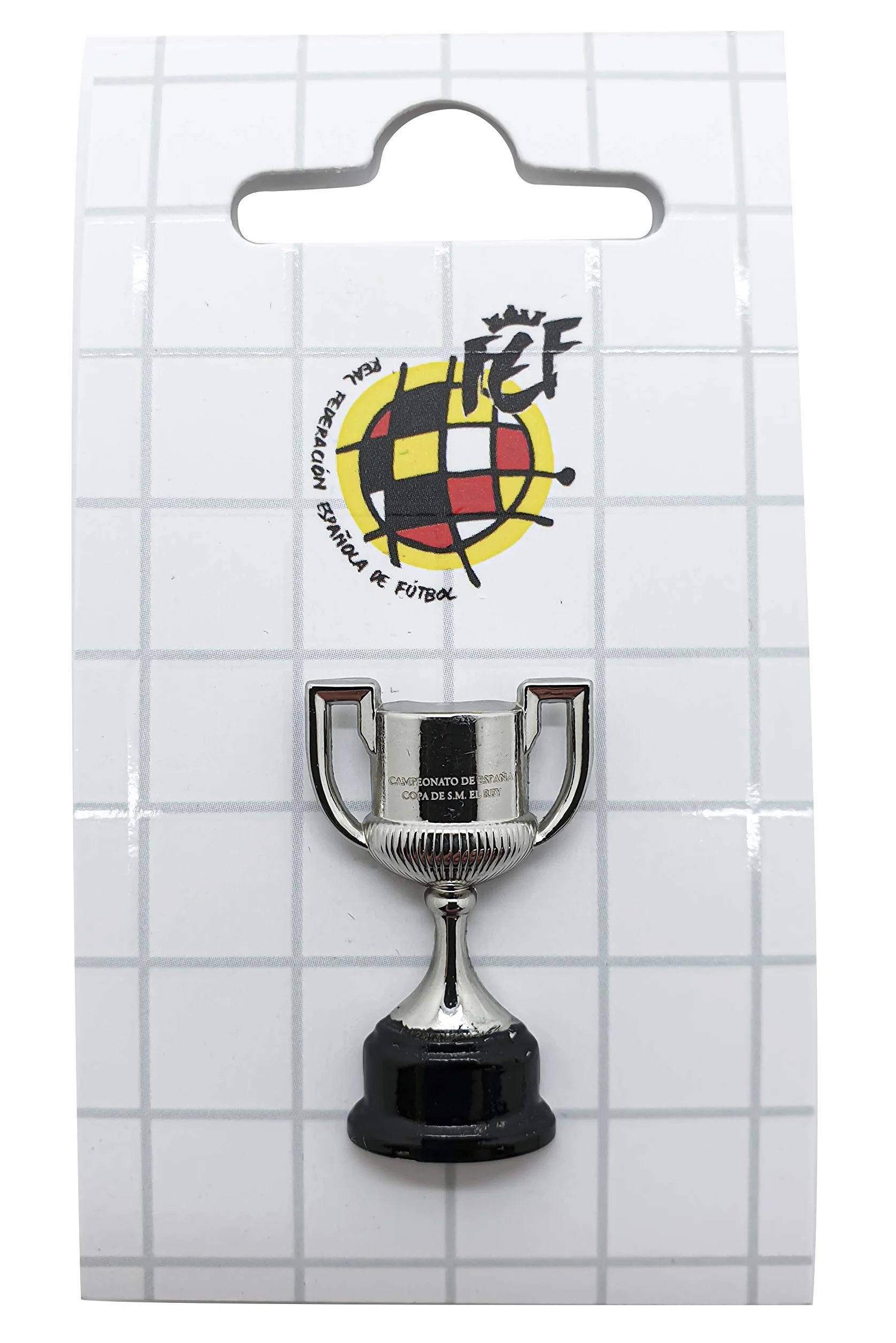 AMBALLCOM Pin 2D del trofeo de la Copa del Rey Logo RFEF