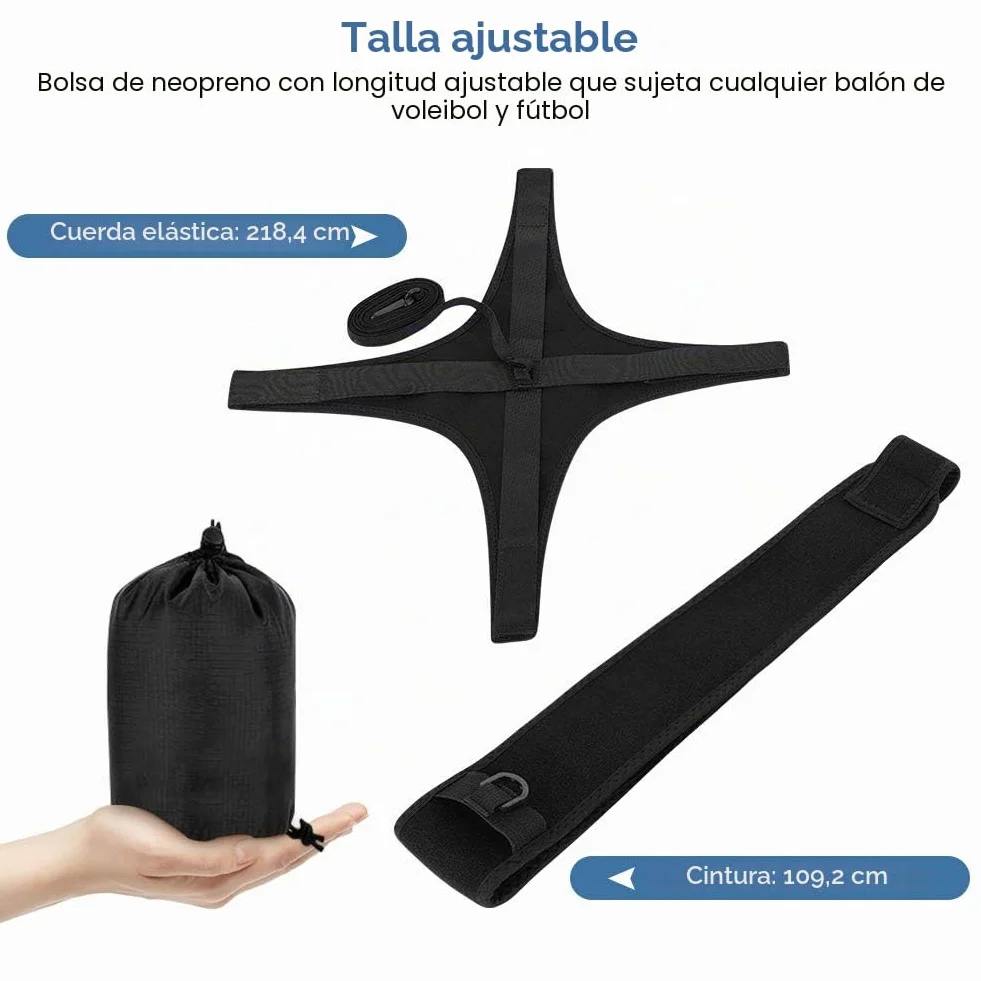 Yosoo Health Gear Kit de Entrenamiento de Voleibol con Correa de Cintura para Práctica en Solitario