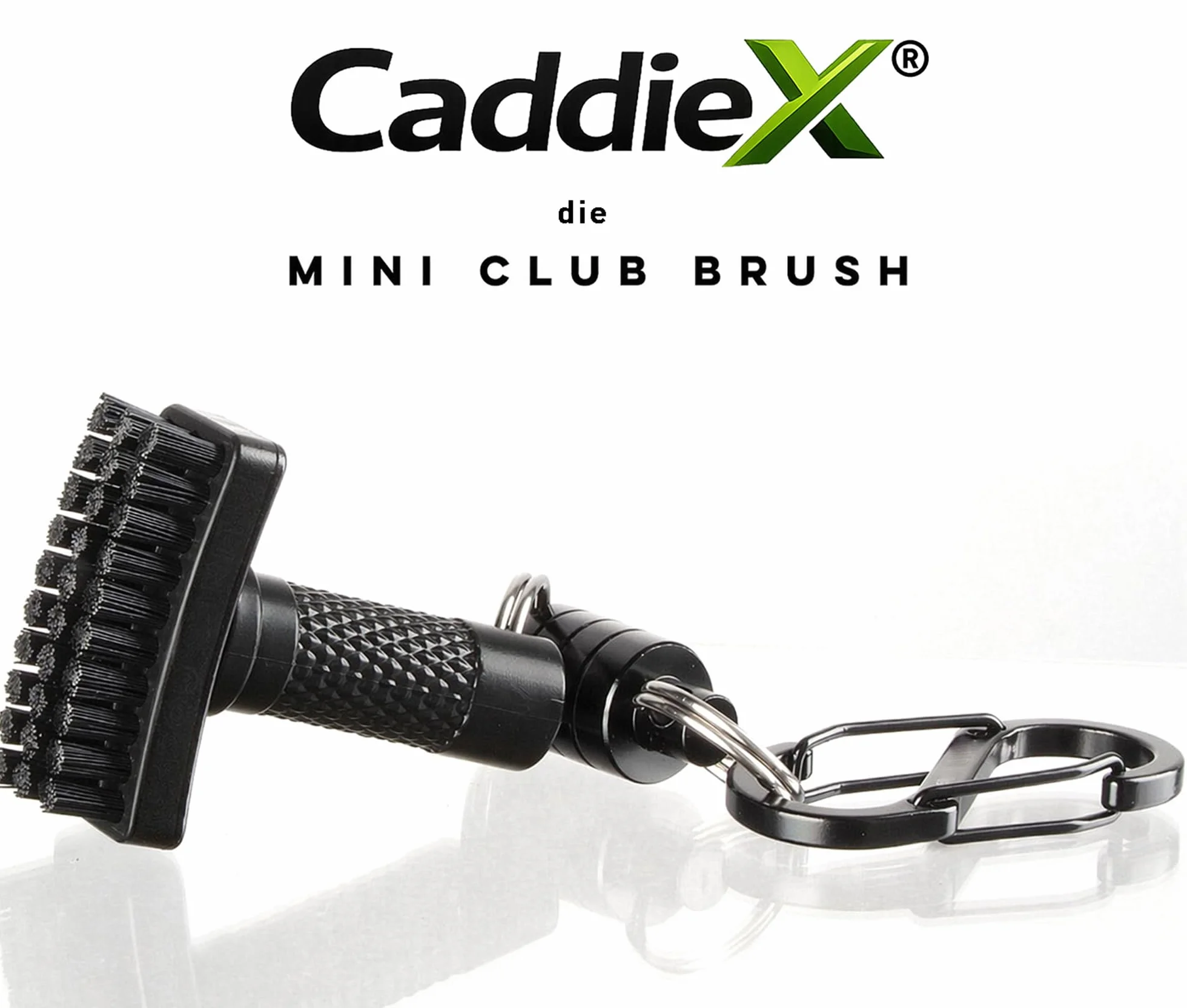 Cepillo de golf inteligente CaddieMag imán extraíble cerdas de nailon ligero