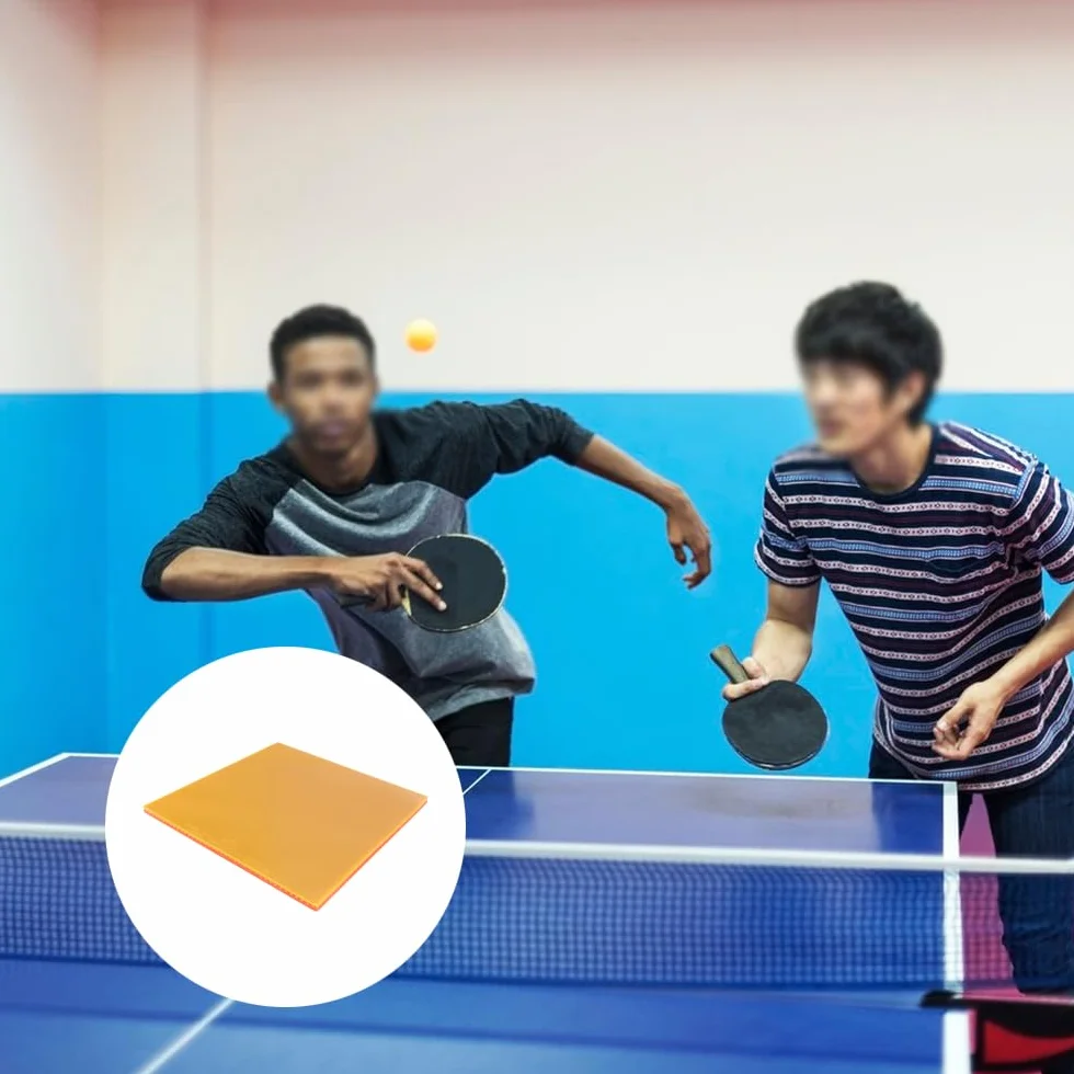 Goma para Raqueta de Tenis de Mesa 2,1 mm Adhesiva Arco Ataque Entrenamiento Competición
