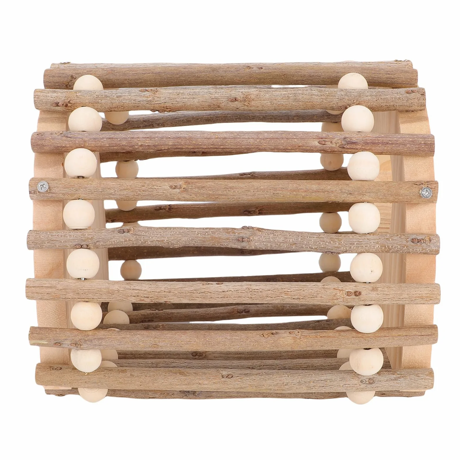 Generic Juguete de Madera para Loros, Diseño Innovador Que Promueve el Ejercicio Físico para Jaulas de Pájaros, Juguete para Escalar, Material Seguro, Madera de Pino para Loros y Mascotas Pequeñas
