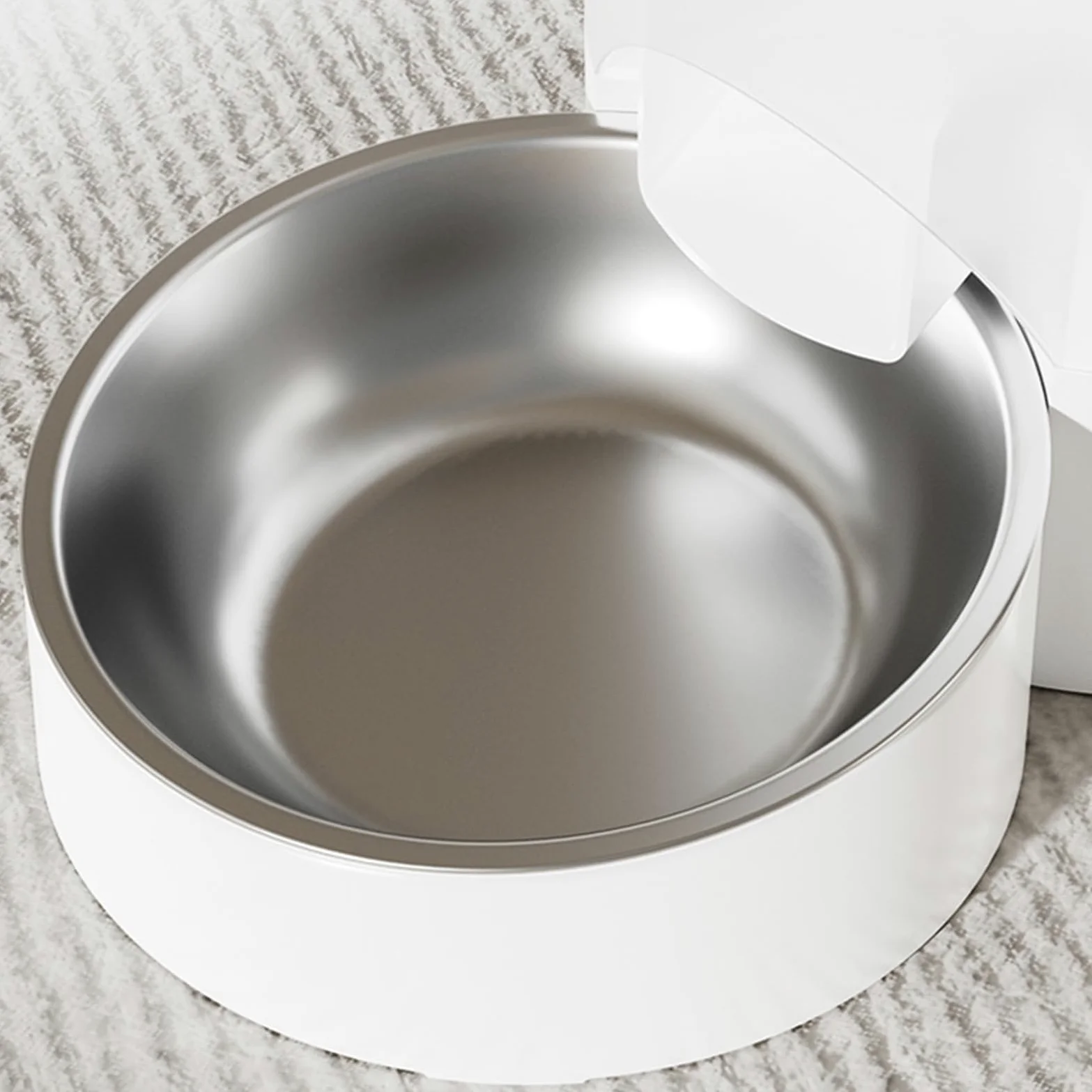Hztyyier Comedero Automático para Mascotas, Dispensador de Comida Inteligente con Control Remoto WiFi de 5 L, Doble Fuente de Alimentación y Recipiente de Acero Inoxidable, para Gatos y