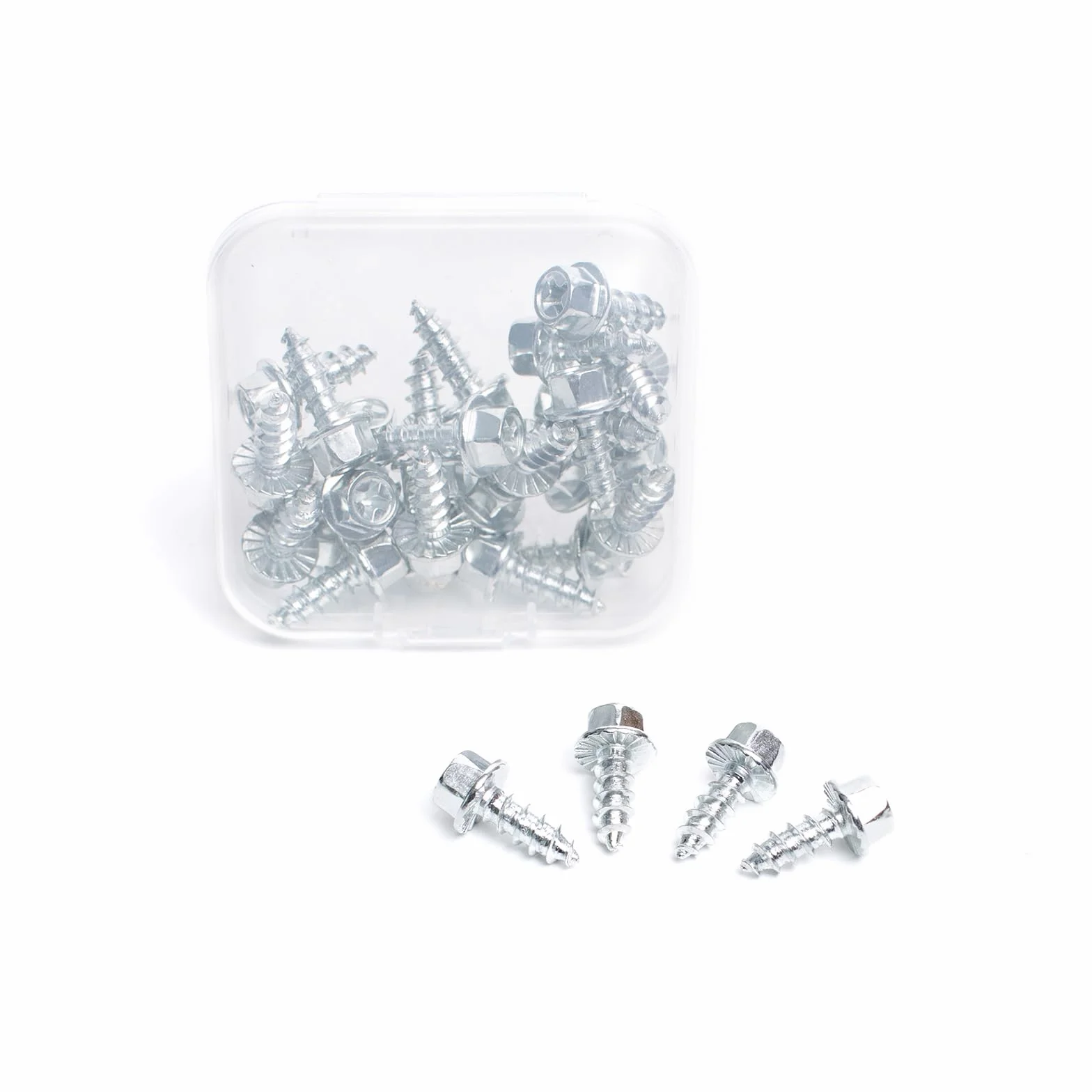 Raprance Tacos para botas de vadeo, 30 piezas, cabeza hexagonal de acero, diseño tornillo cruzado