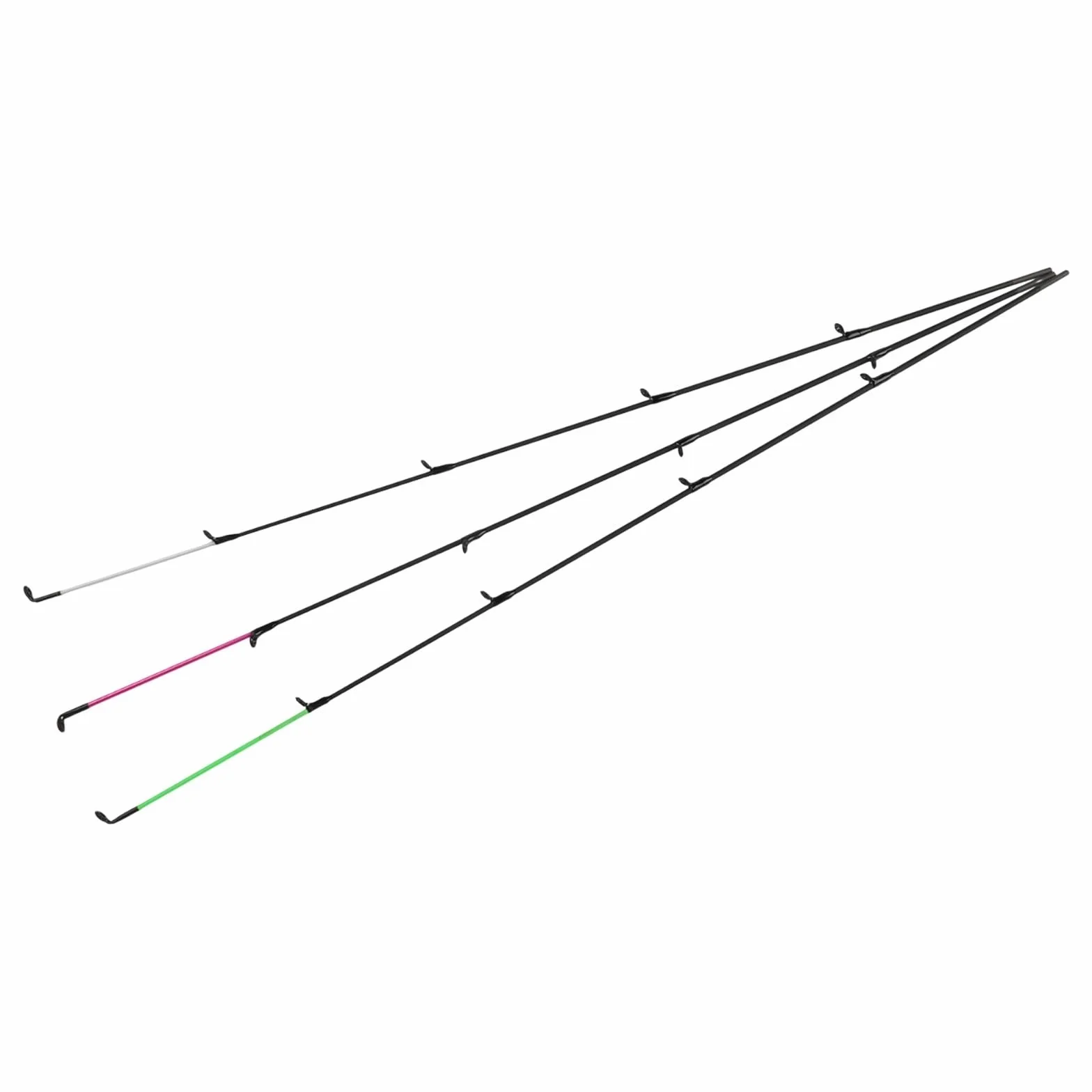 Puntas de repuesto de fibra de vidrio para pesca de carpa, secciones superiores extra duras de acción rápida, juego de puntas de carcaj