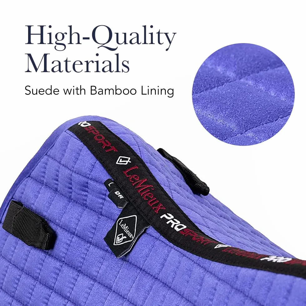 LeMieux Dressage Suede Square Chilli Saddle Pad, Unisex Adulto