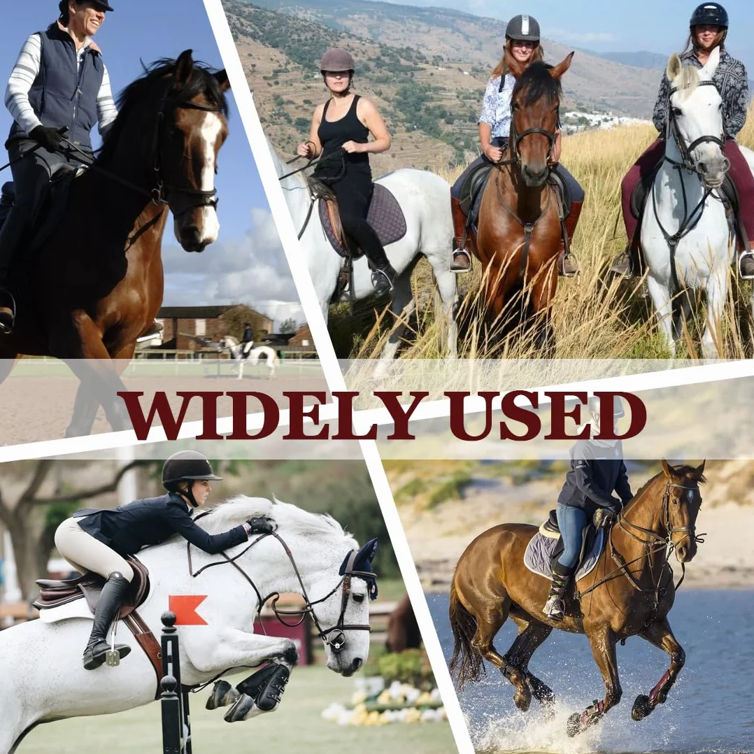 Latigo de Cuero PU para Caballos Herramienta de Entrenamiento, Accesorios para Disfraces