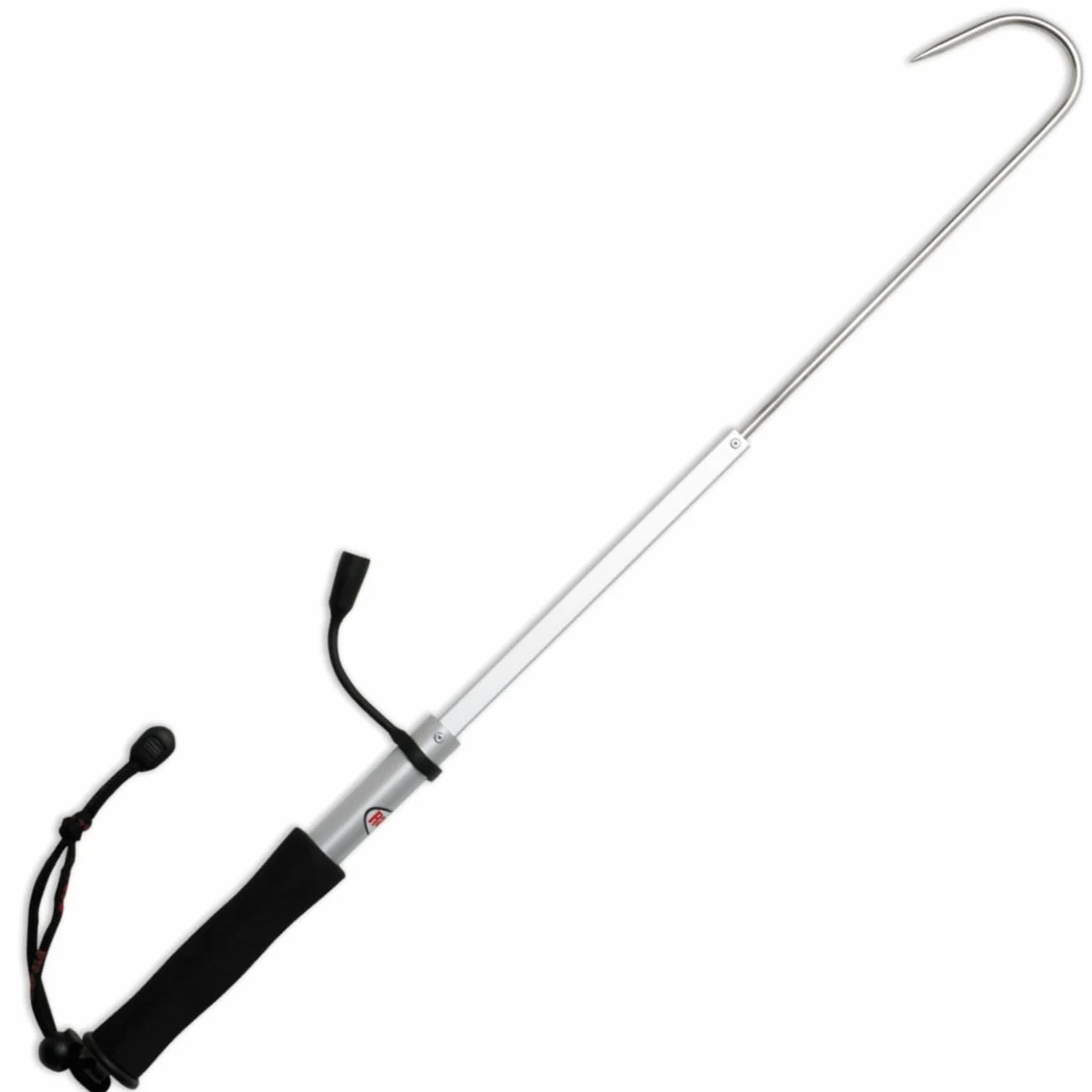 Rapala ProGuide Fishing Gaff Garfio Telescópico Aluminio 60cm Extendido 25cm Plegado Gris/Negro