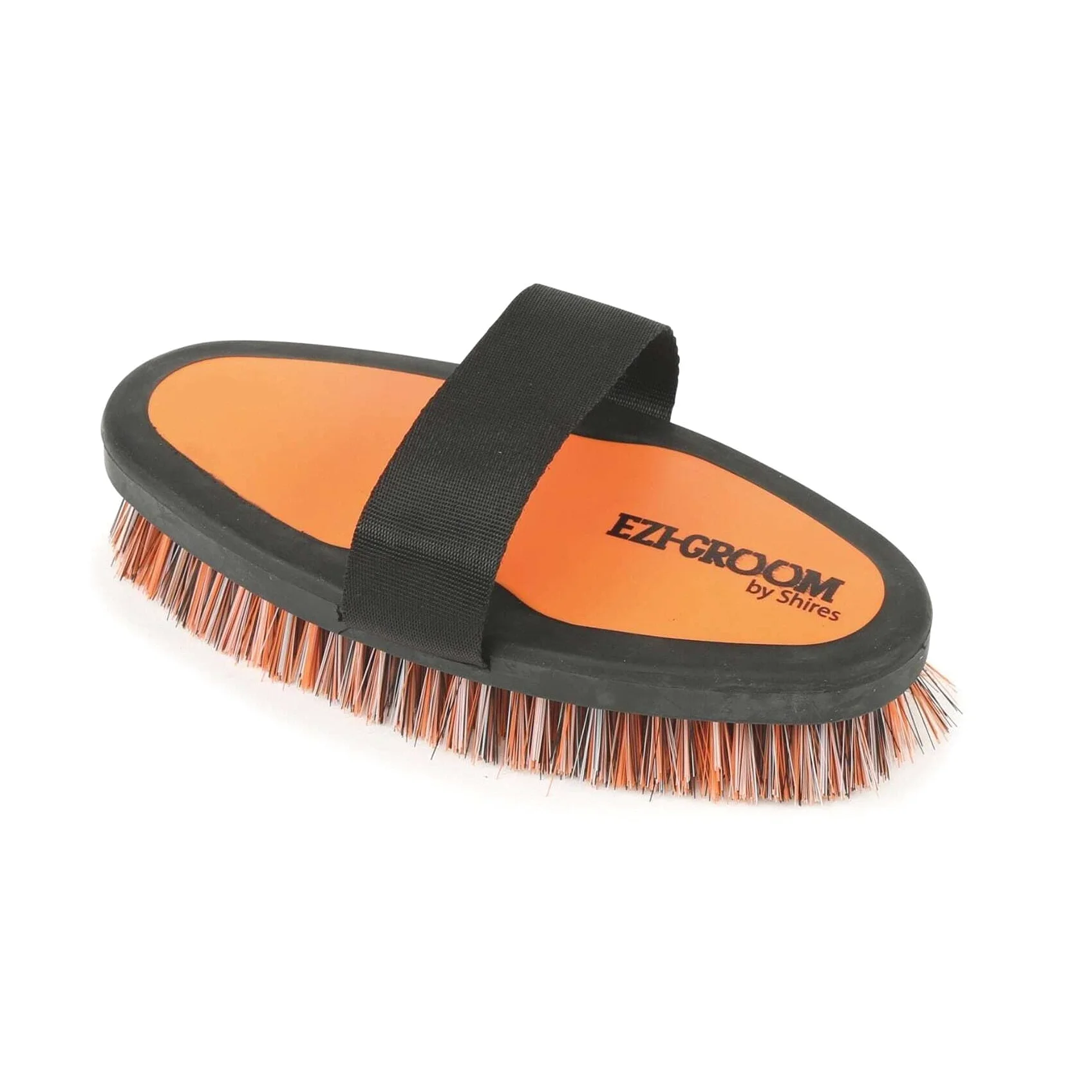 Shires Ezi-Groom - Cepillo corporal, naranja