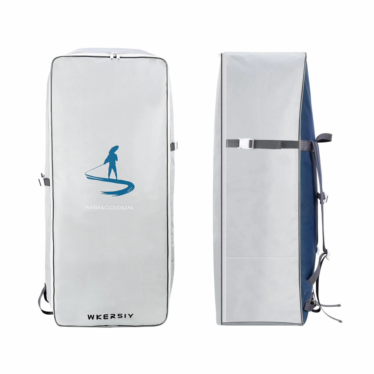 Mochila para Tabla de Paddle 105L Impermeable Gran Capacidad Tela Oxford