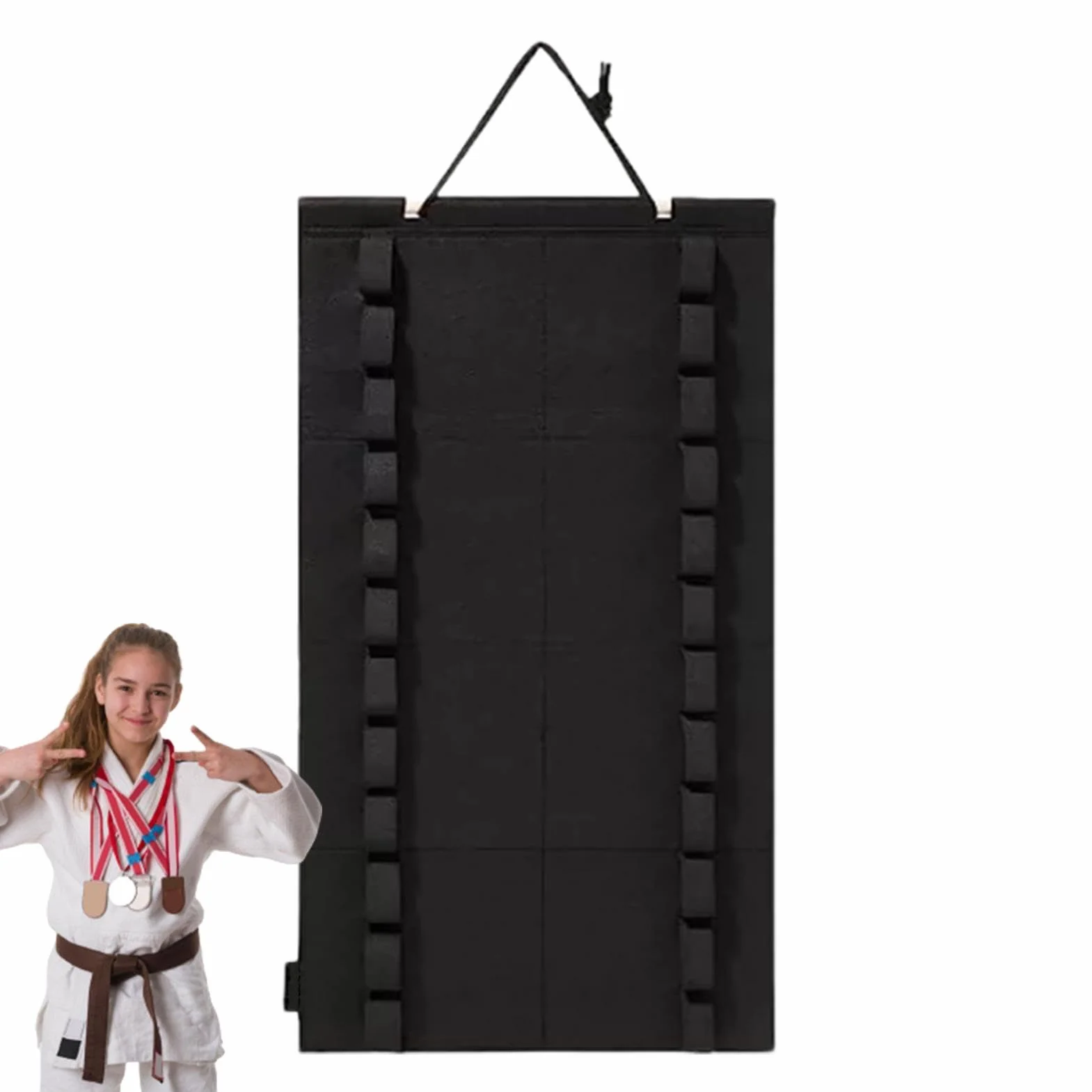 Exhibición Del Cinturón De Karate, Organizador De Cinturones Artes Marciales, Percha Para 12 Cinturones Montado En La Pared