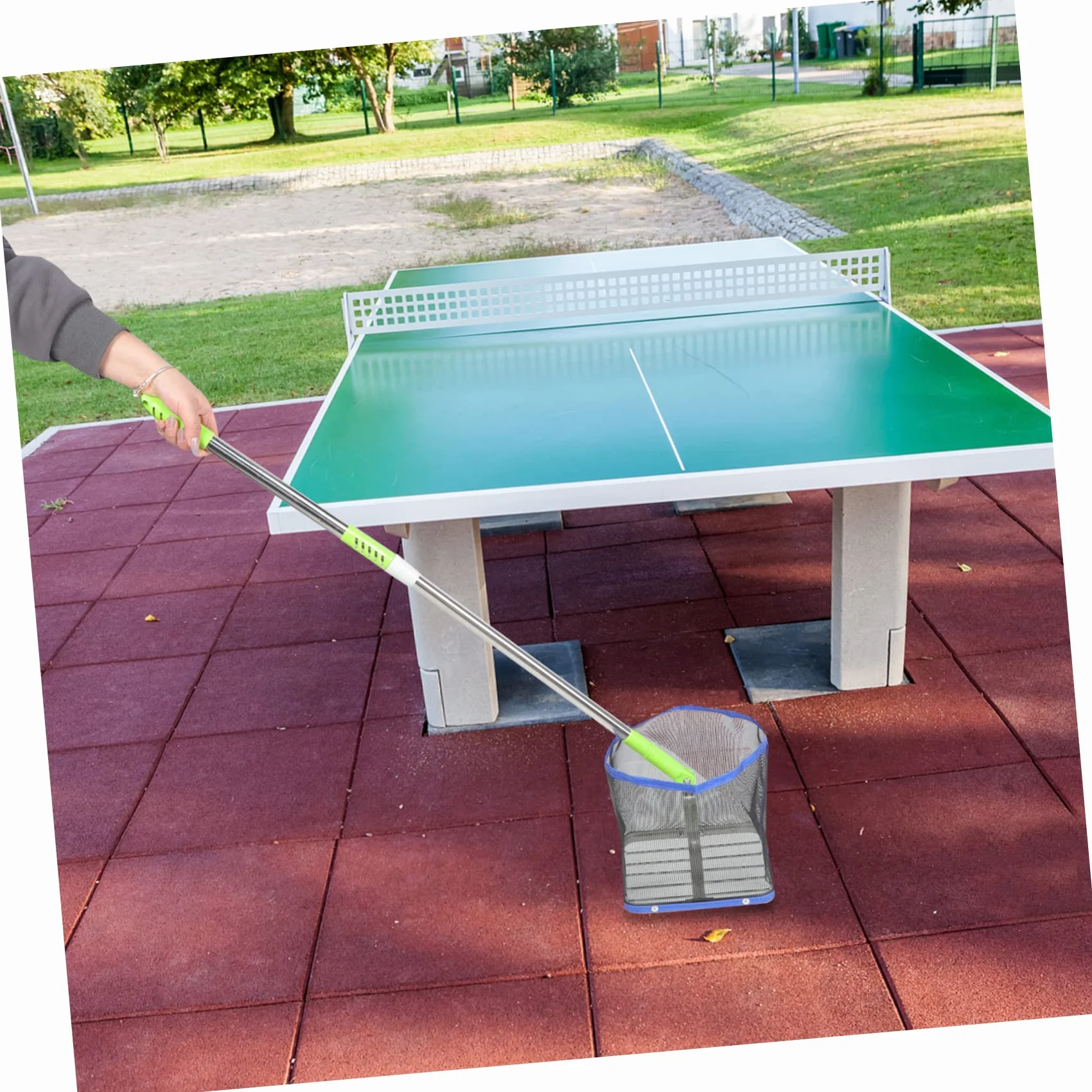 Toddmomy Recolector de Tenis de Mesa Recogedor de Bolas de Alta Capacidad Acero Inoxidable