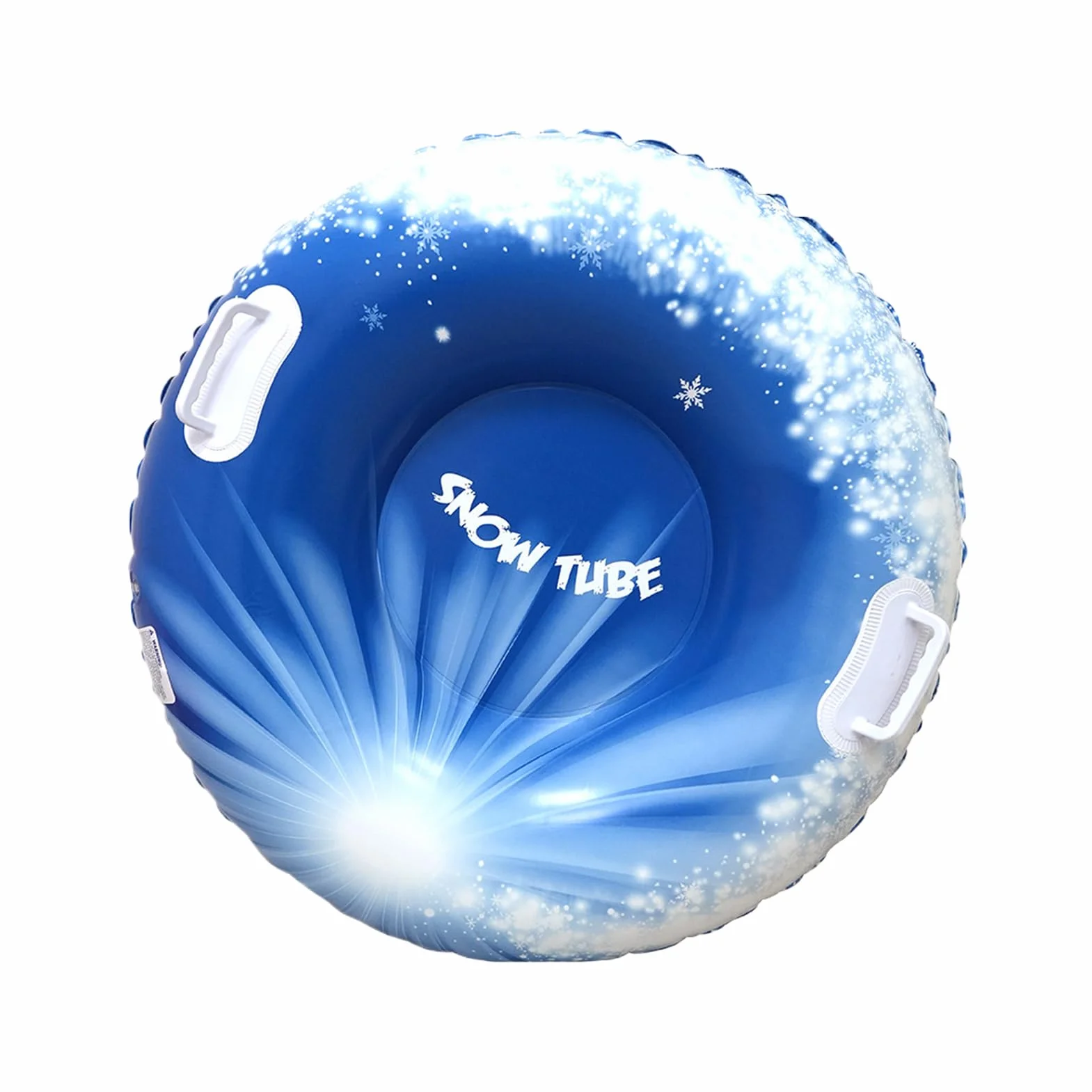 Tubos De Nieve para Adultos – Tubo Inflable Resistente con Asas, 80 × 80 × 25 Cm PVC Duradero Trineo De Invierno