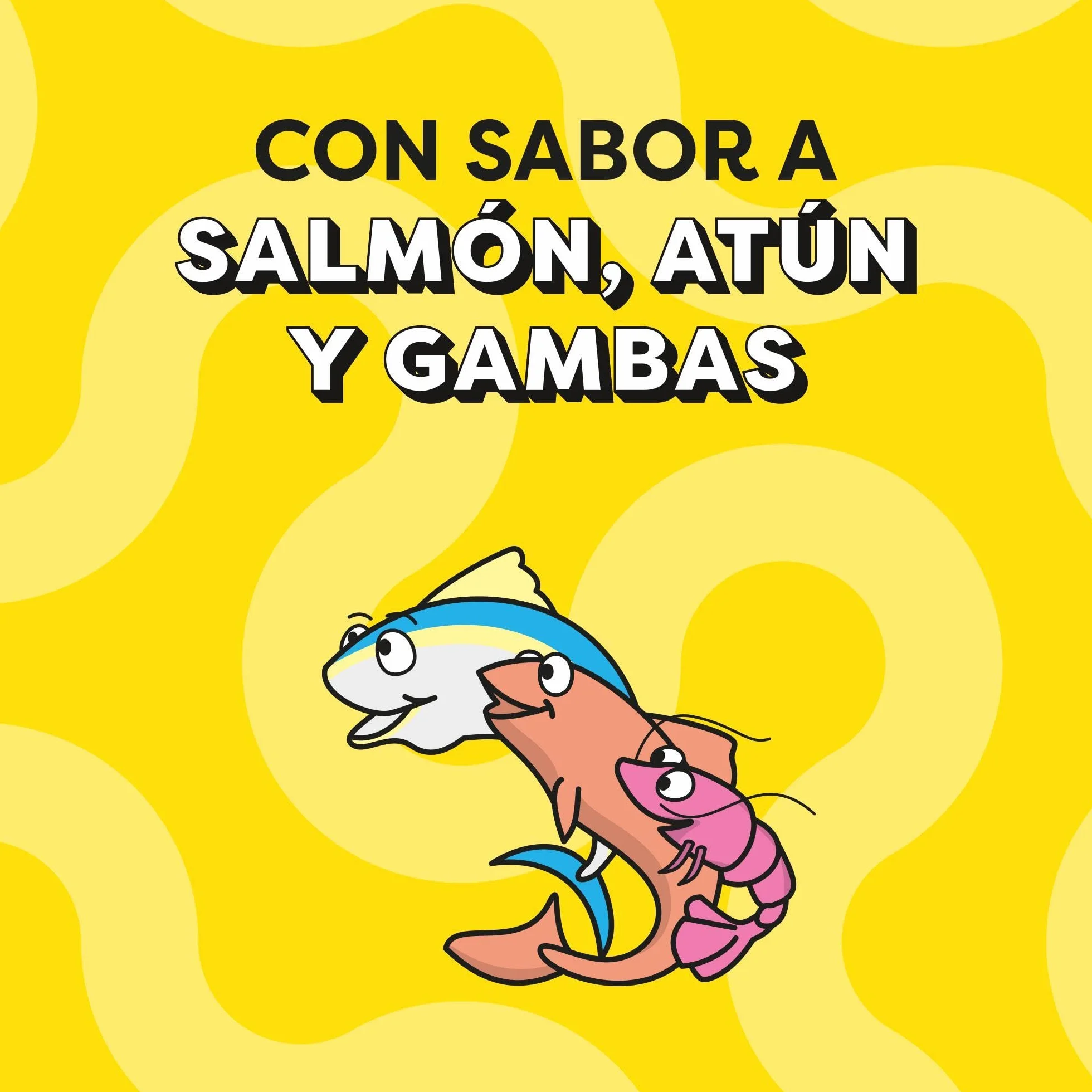 Catisfactions Premios para Gatos Sabor Fiesta del Mar 6x55g