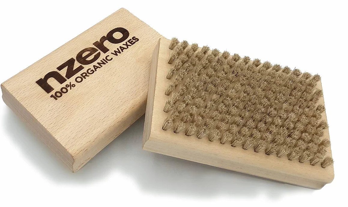 Cepillo de Crin de Caballo para Esquís y Snowboard 12x8cm