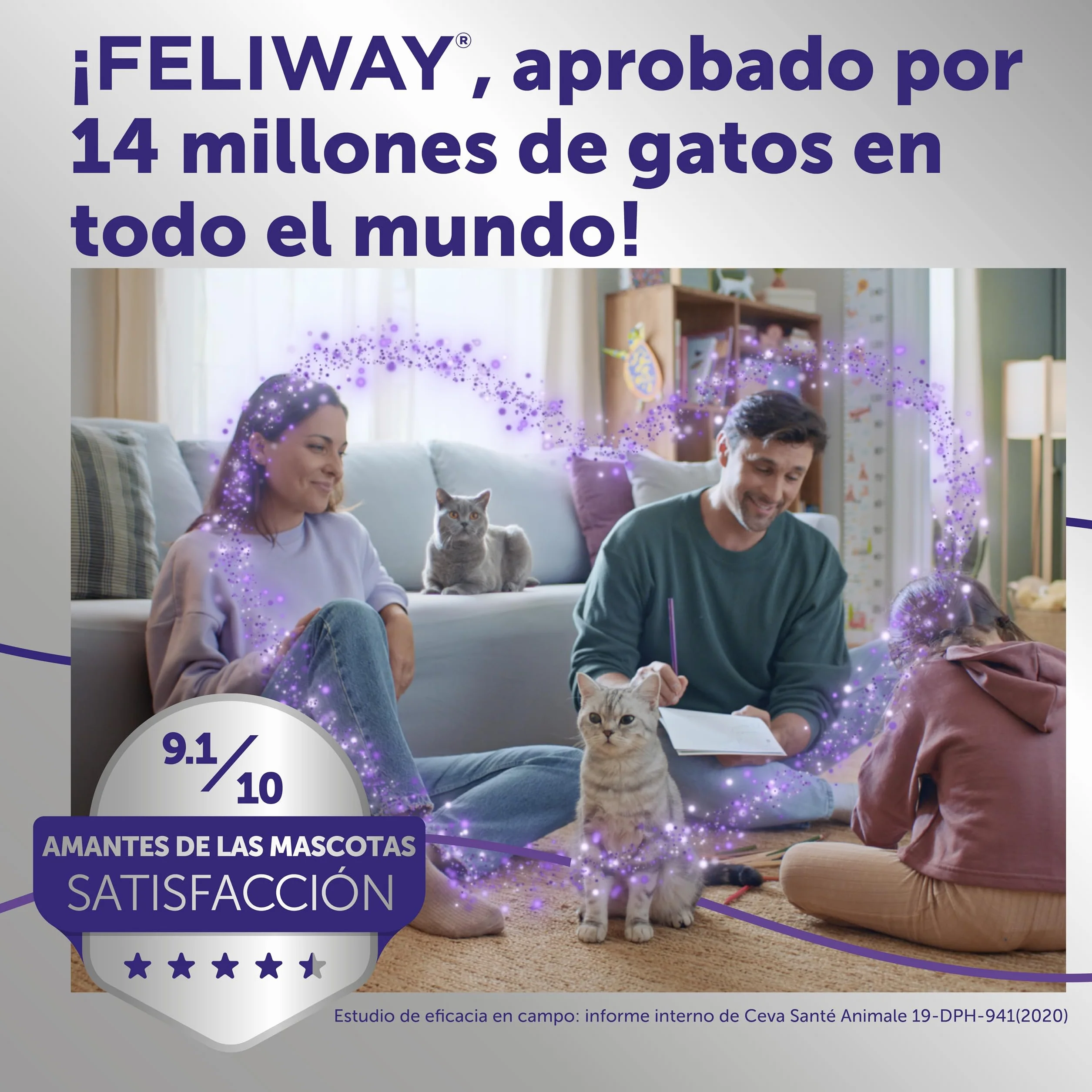 FELIWAY Optimum - Difusor + Recambio de feromonas calmantes para gatos (30 días, 48 mililitro) - Ayuda a reducir los signos más comunes de estrés. Recomendado por veterinarios. La mejor tranquilidad