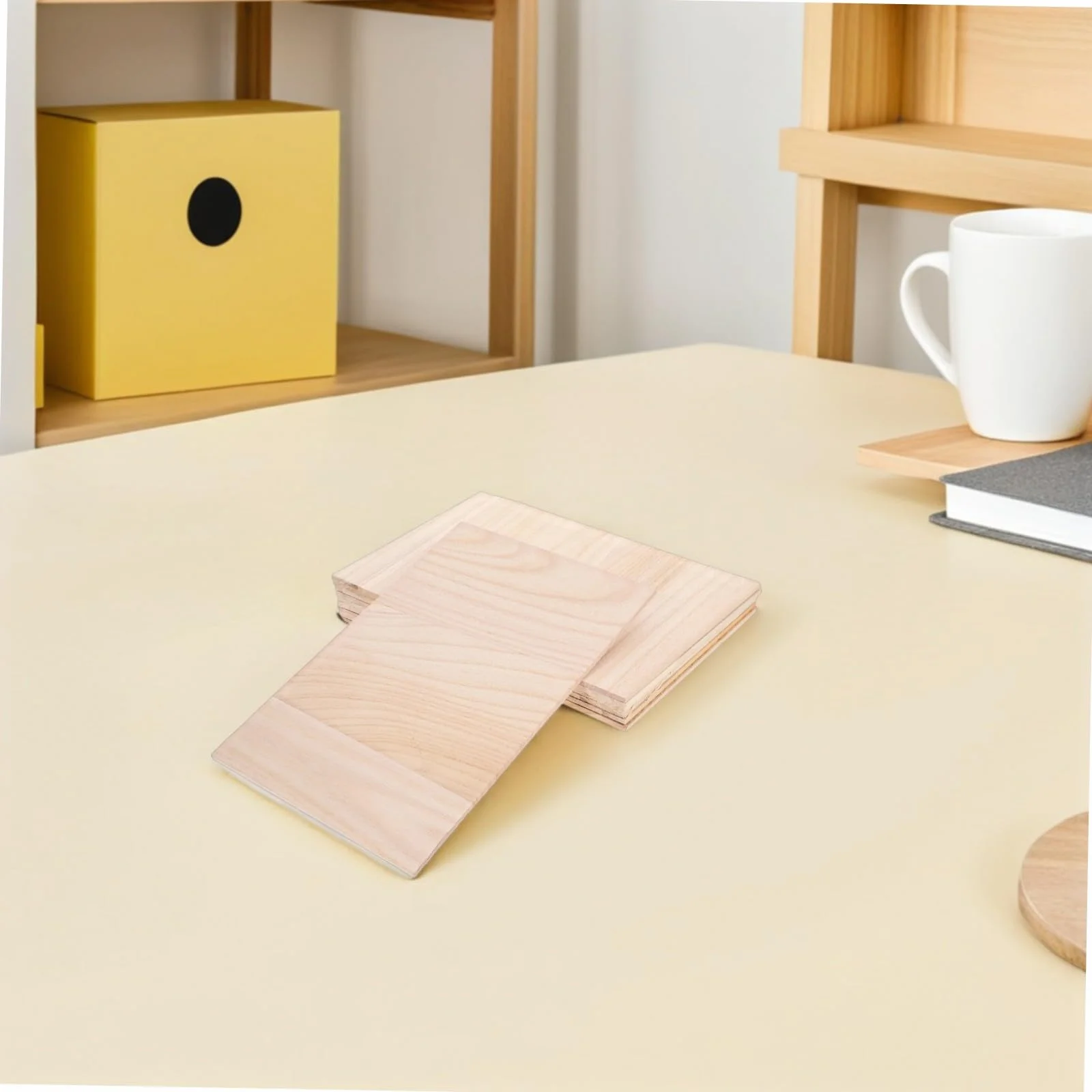 BESPORTBLE Tabla de Karate de Madera 8 Piezas Beige para Romper Entrenamiento Artes Marciales